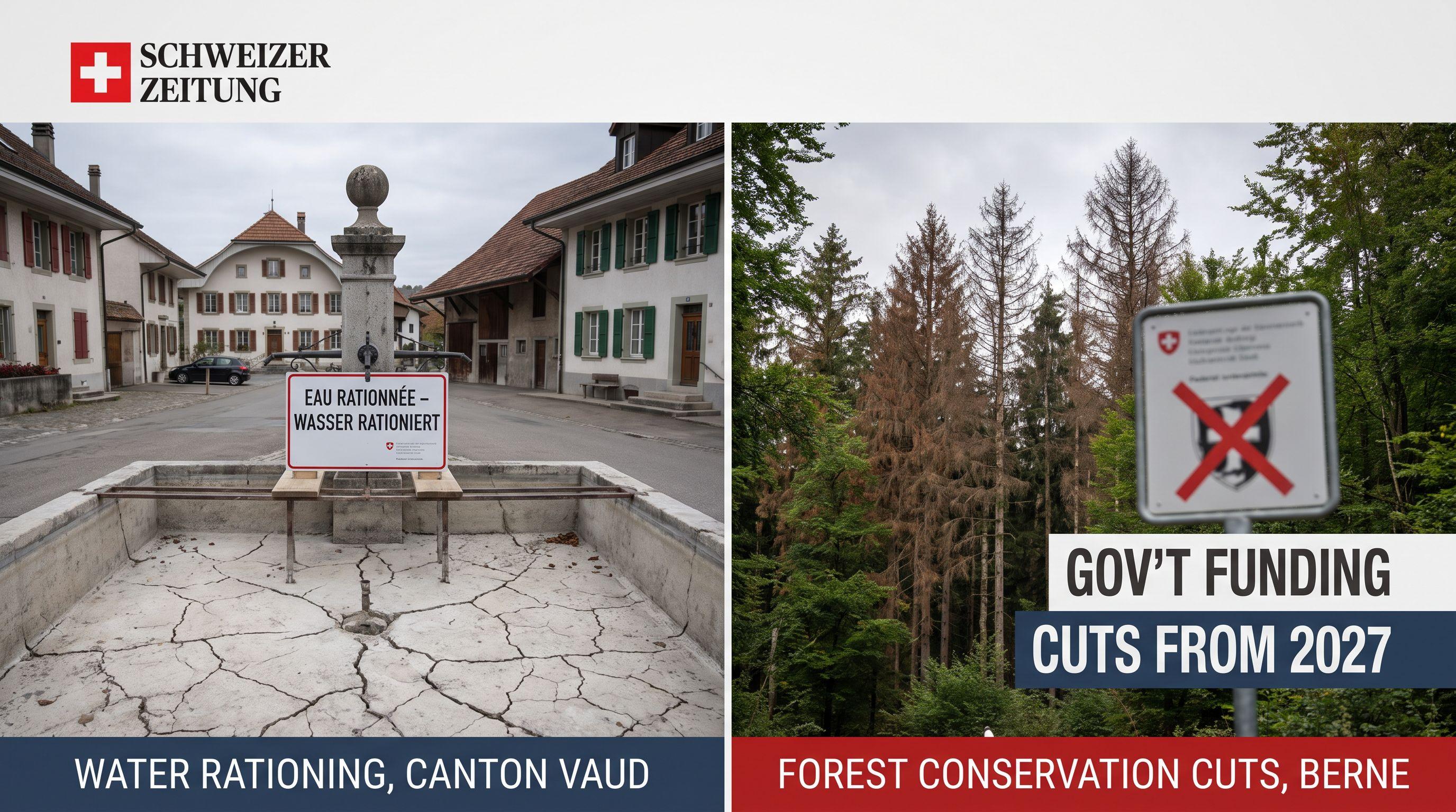 A Swiss Paradox: Water Rationed in 151 Towns as Government Cuts Forest Conservation Funds