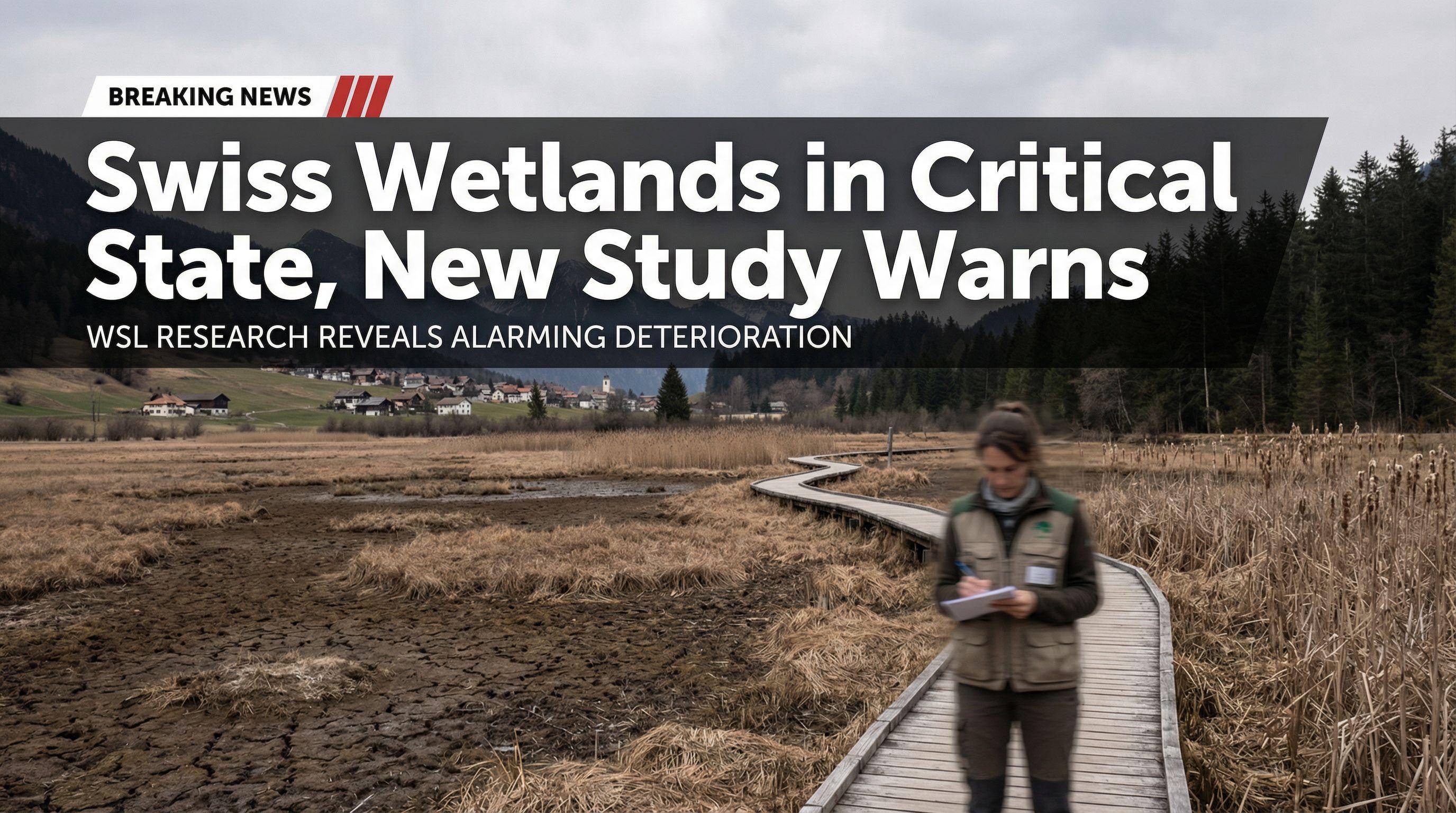 Swiss Wetlands in Critical State, New Study Warns