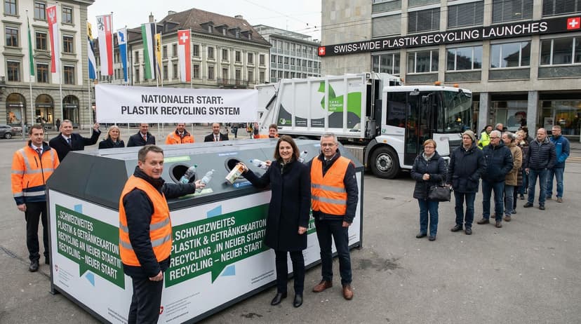 Swiss-wide Plastic Recycling System Launches