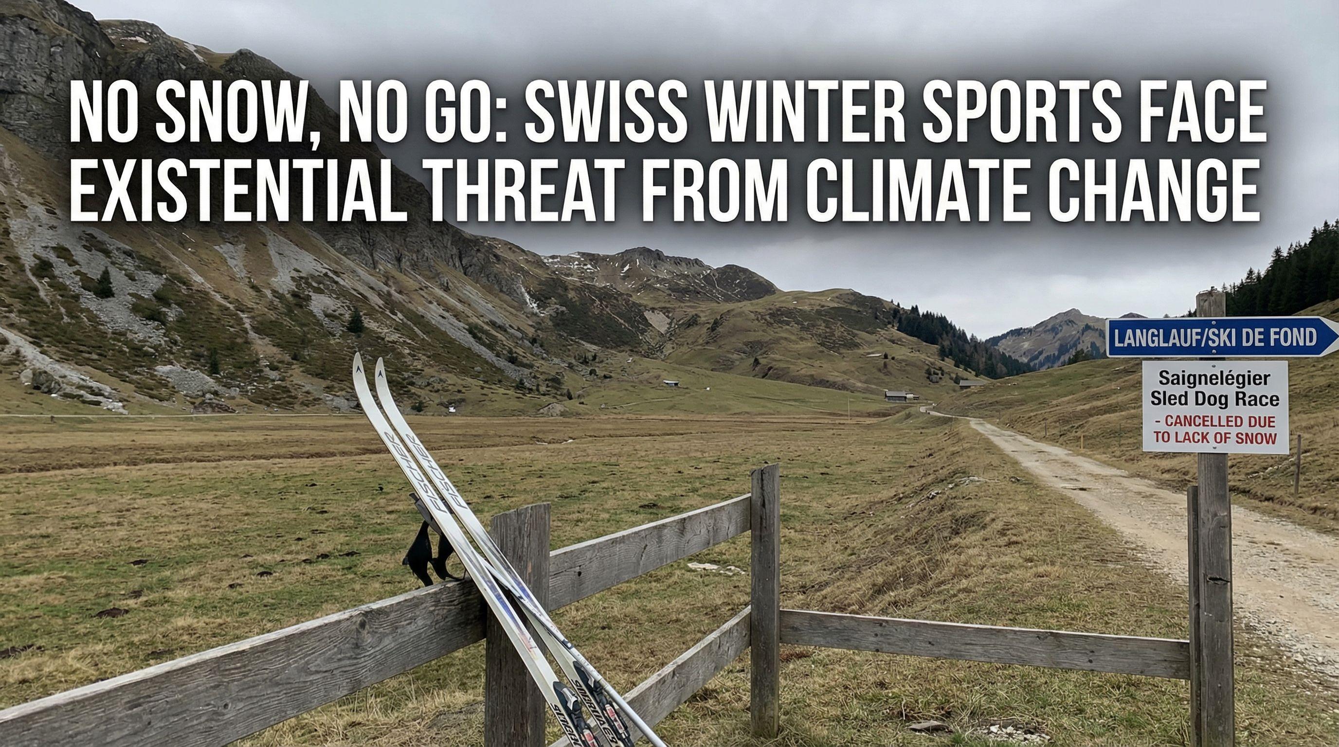 No Snow, No Go: Swiss Winter Sports Face Existential Threat From Climate Change