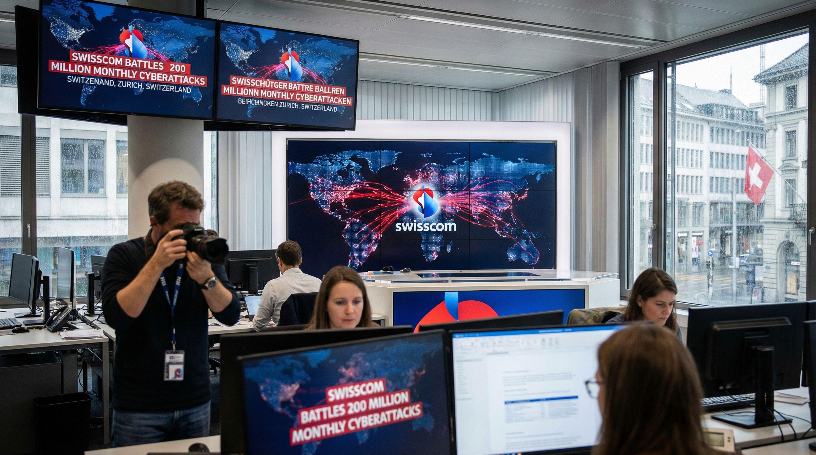 Swisscom Battles 200 Million Monthly Cyberattacks