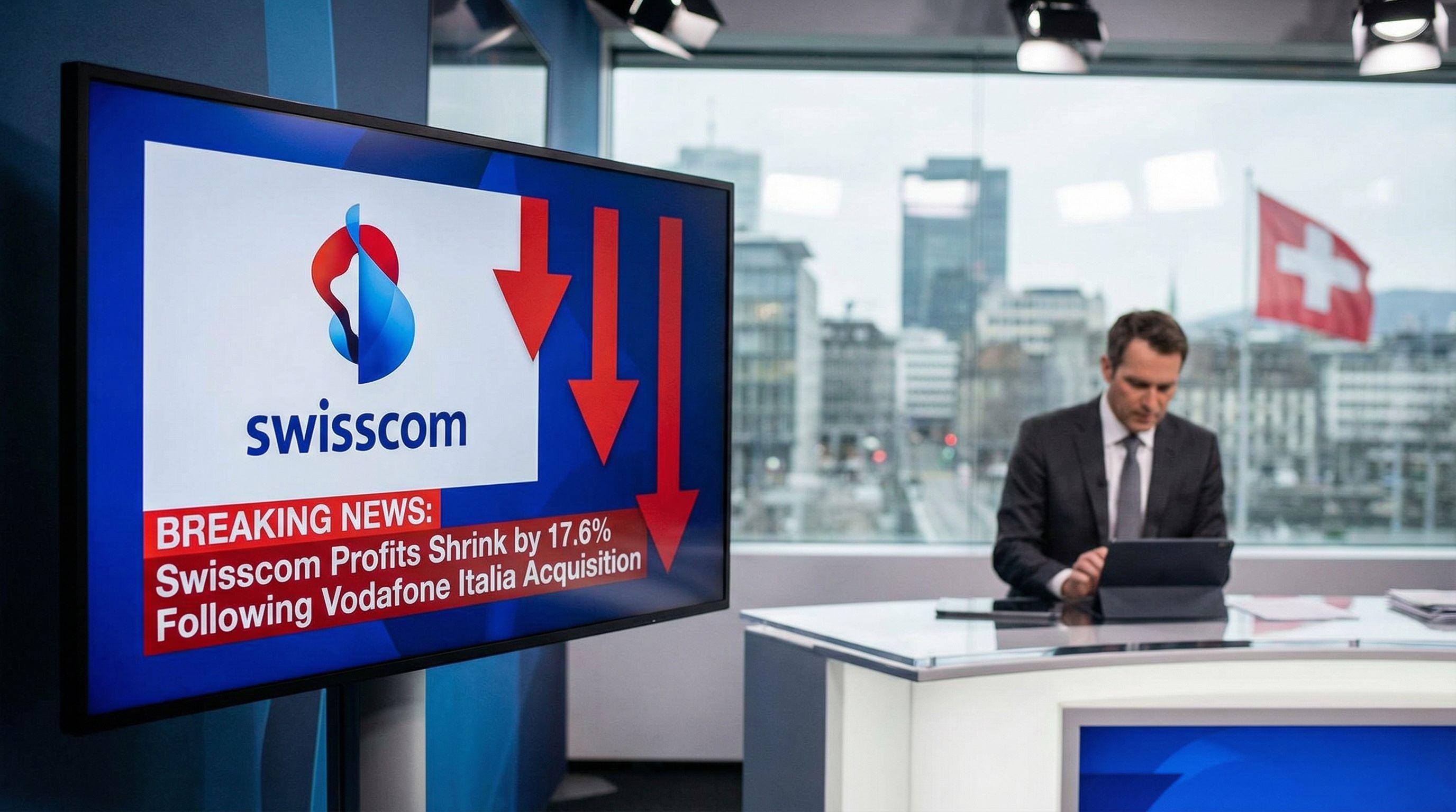 Swisscom Profits Shrink by 17.6% Following Vodafone Italia Acquisition