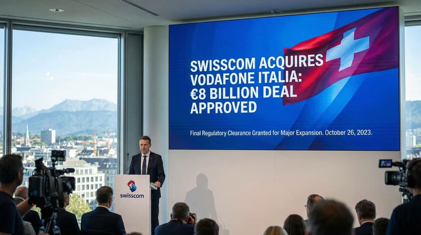 Swisscom's €8 Billion Vodafone Italia Acquisition Approved
