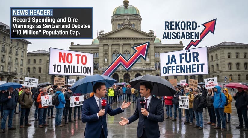 Record Spending and Dire Warnings as Switzerland Debates '10 Million' Population Cap