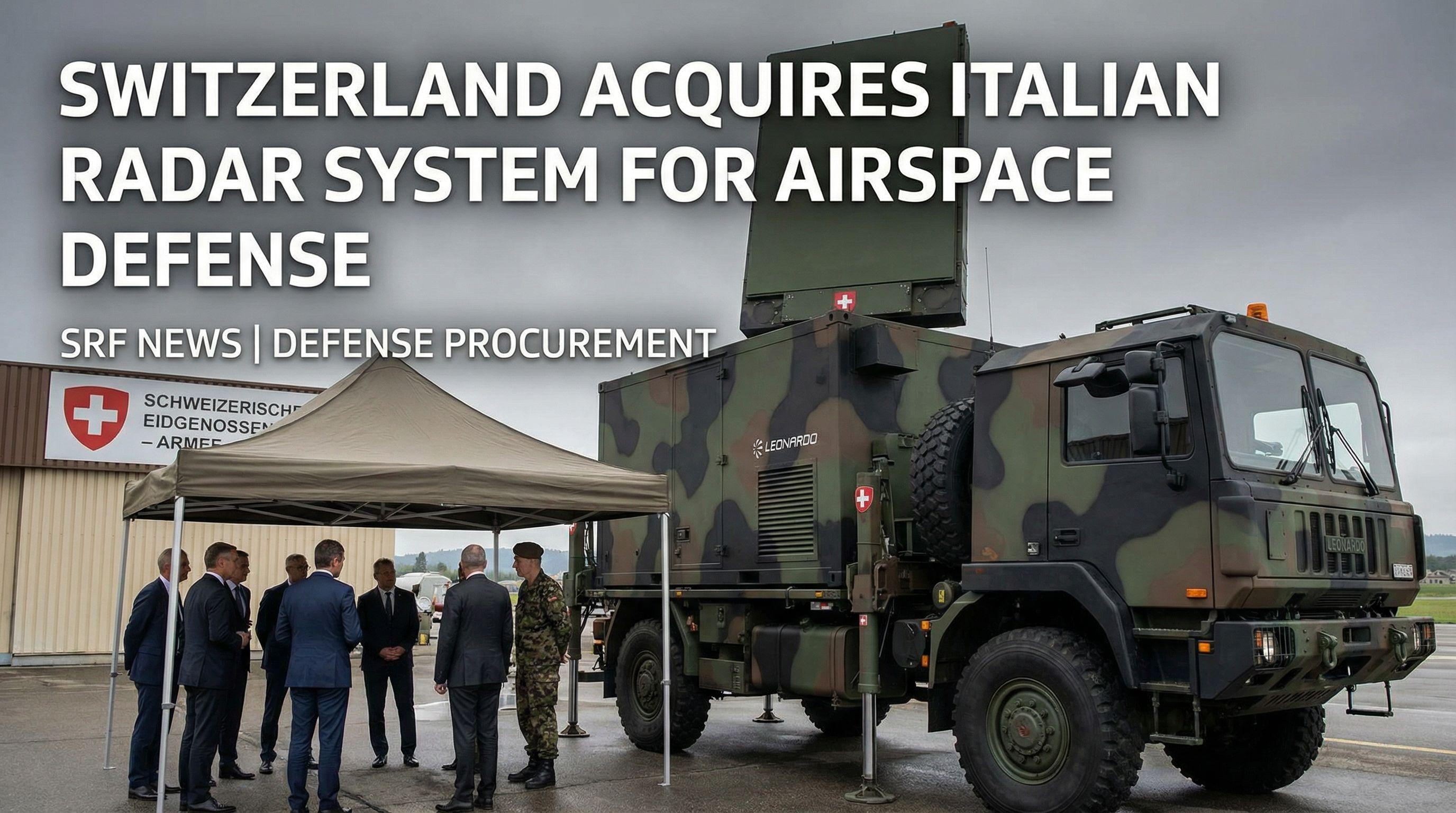 Switzerland Acquires Italian Radar System for Airspace Defense
