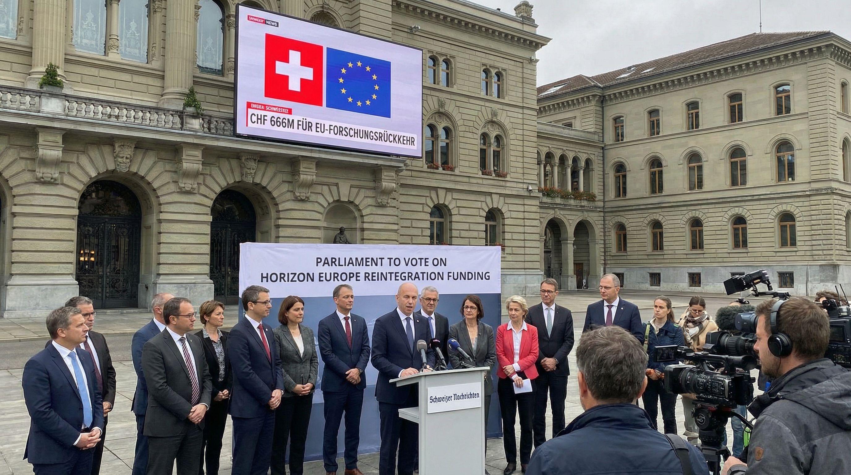 Switzerland Allocates CHF 666M for EU Research Program Return