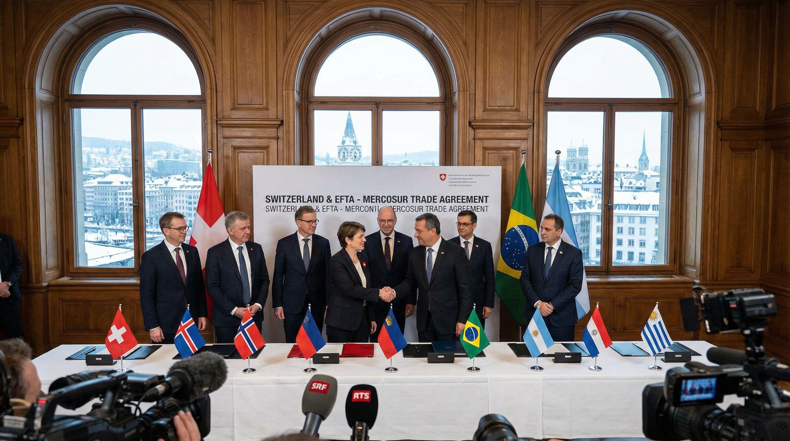 Switzerland and EFTA Secure Historic Mercosur Trade Agreement