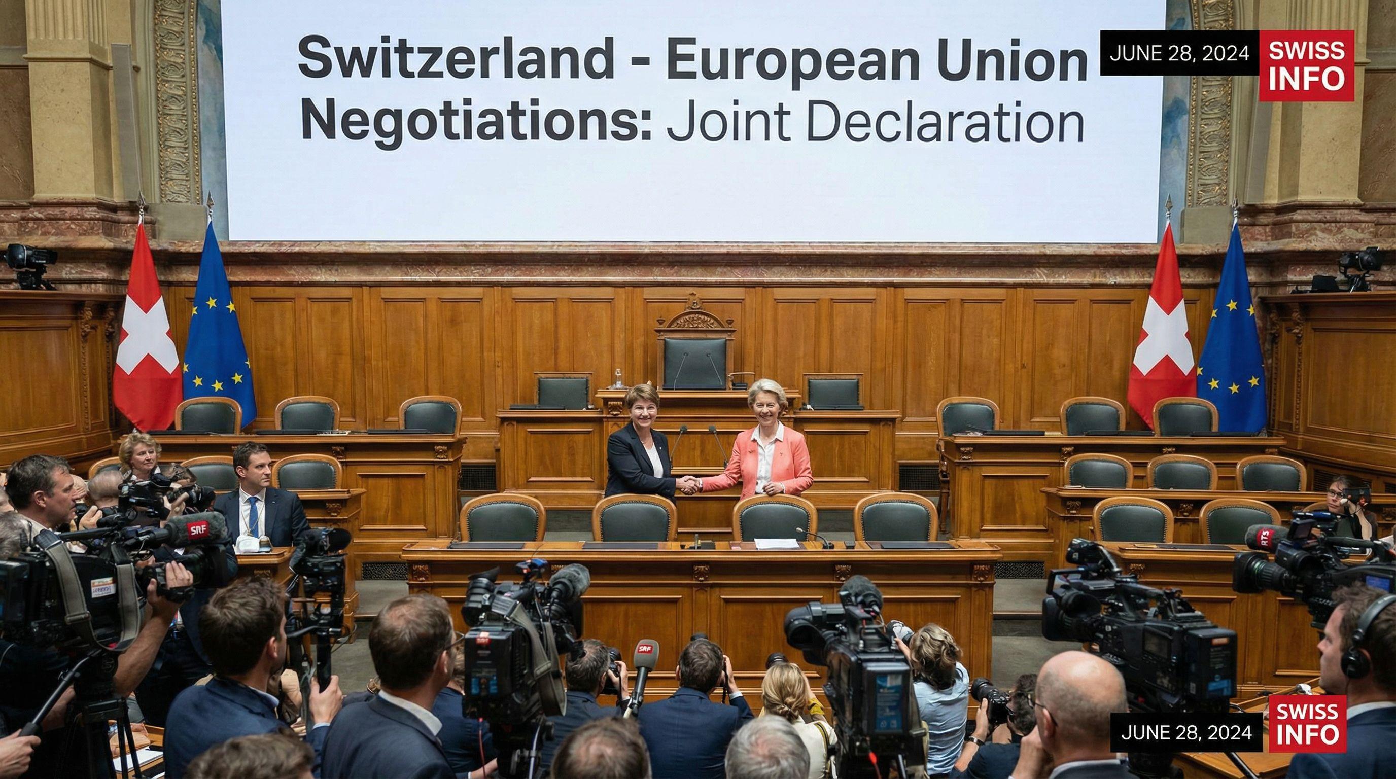 Switzerland and EU Reach 'Historic' Agreement After Nine Months of Negotiations
