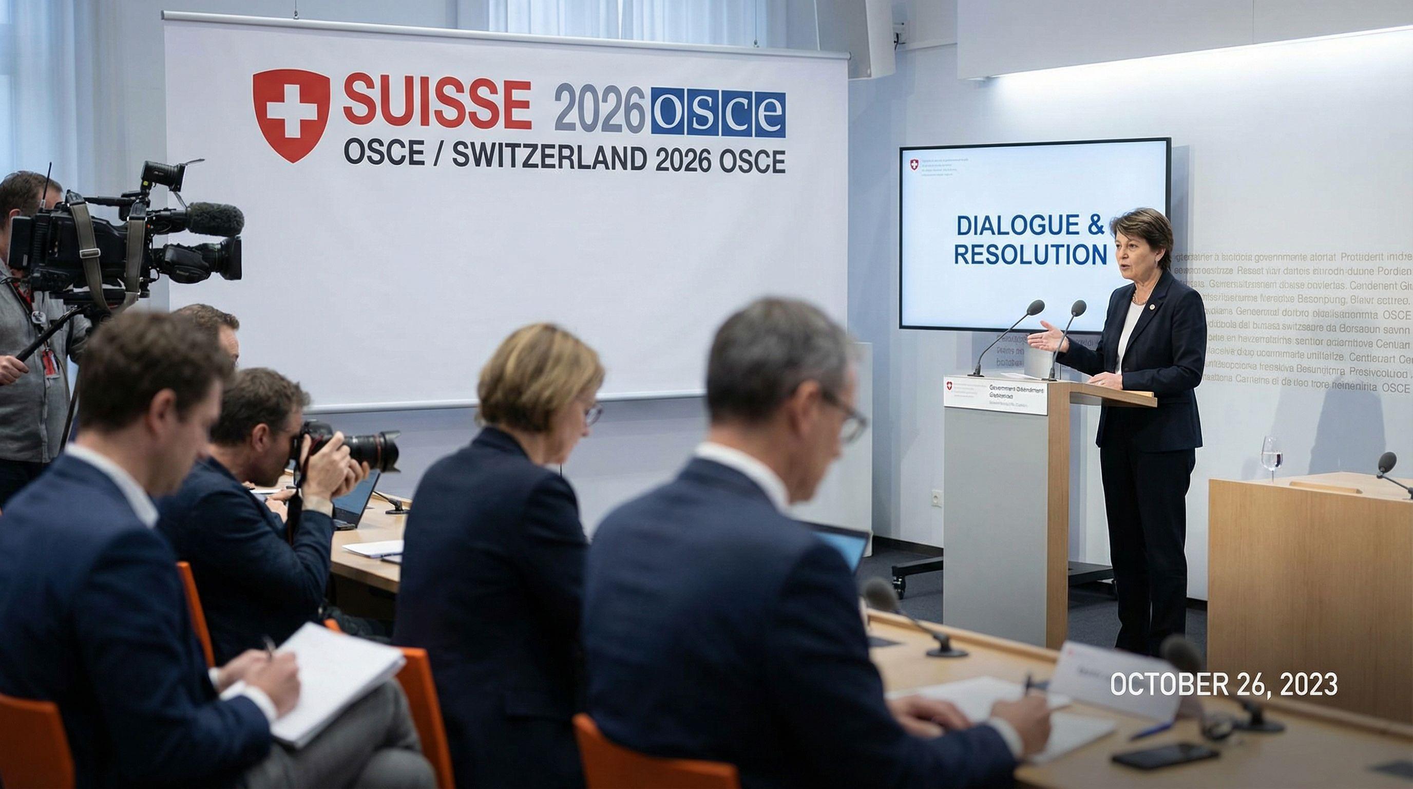 Switzerland Announces Bid for 2026 OSCE Chairmanship