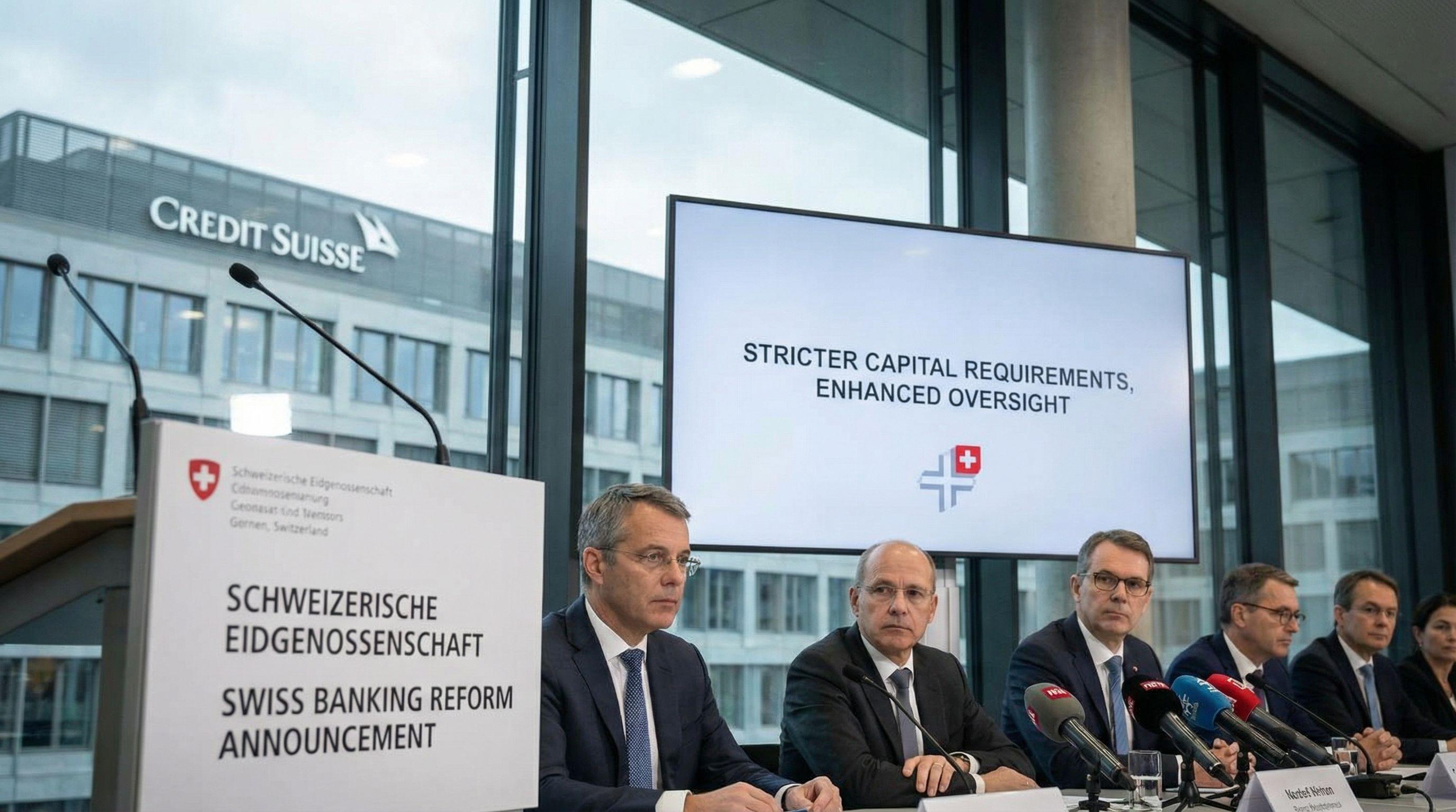 Switzerland Announces Stricter Banking Regulations Following Credit Suisse Lessons