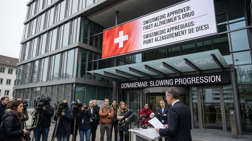 First Alzheimer's Drug to Slow Disease Progression Approved in Switzerland