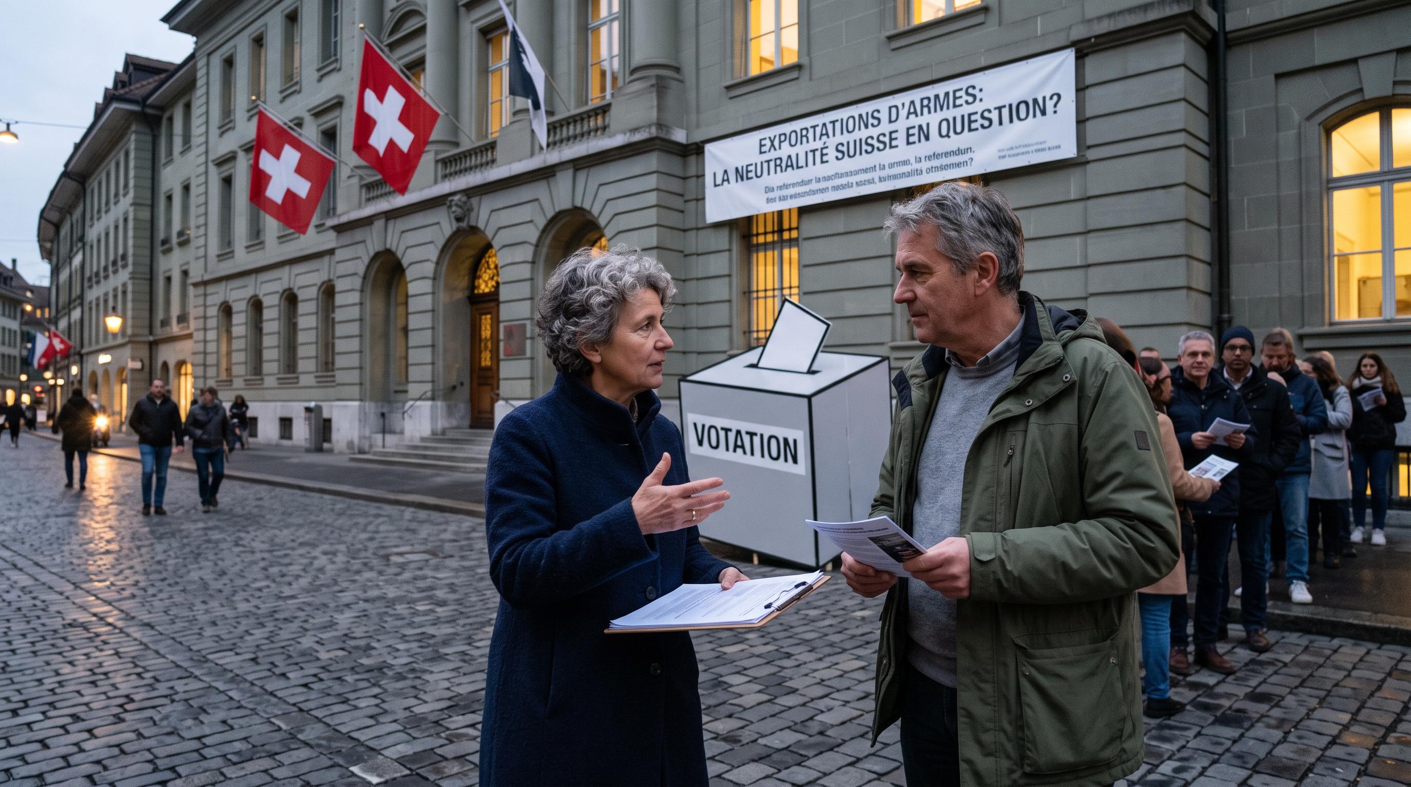 Arms exports put Swiss neutrality back on the ballot
