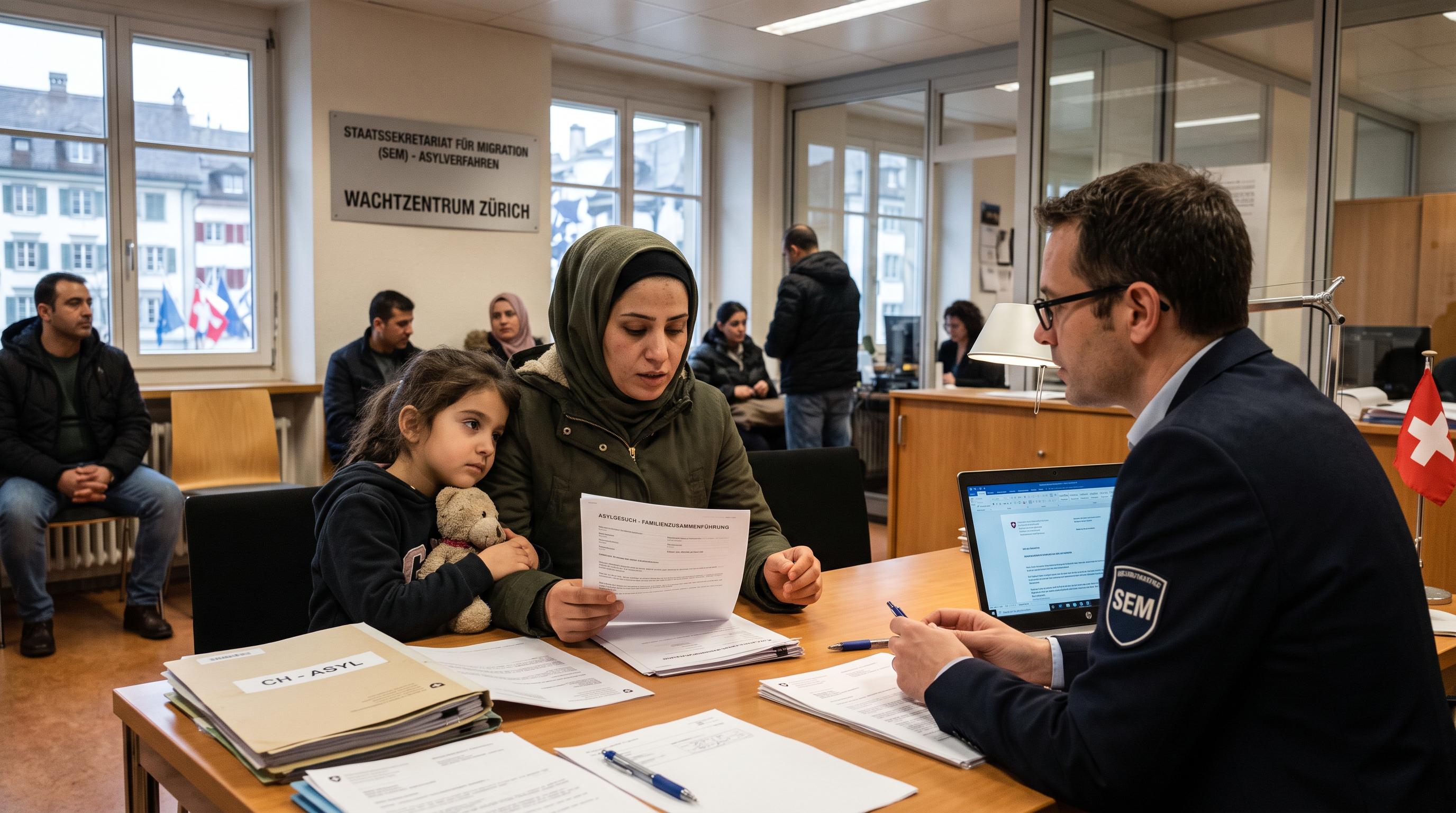 Swiss asylum bureaucracy leaves families separated for years