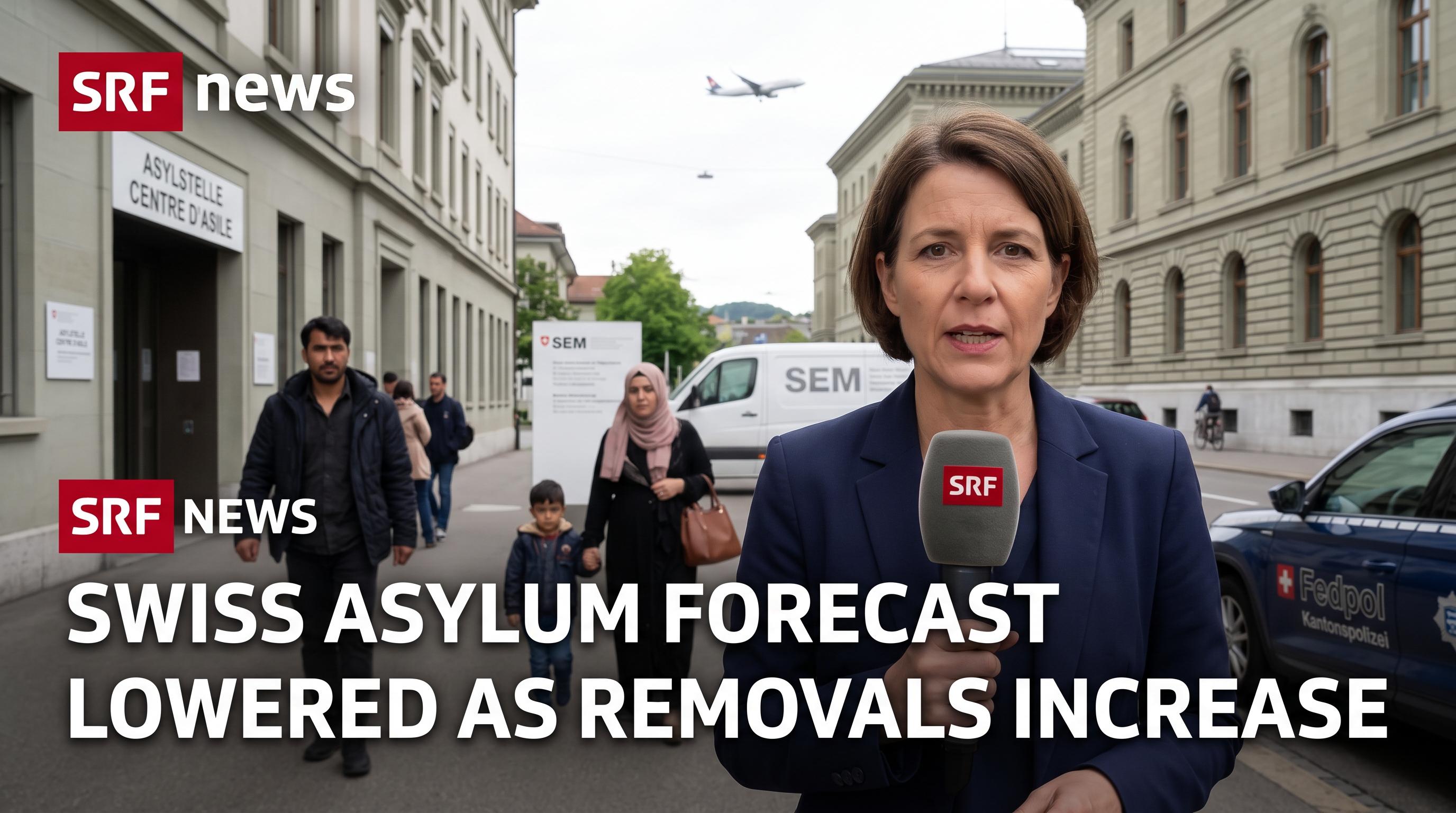 Swiss asylum forecast lowered as removals increase