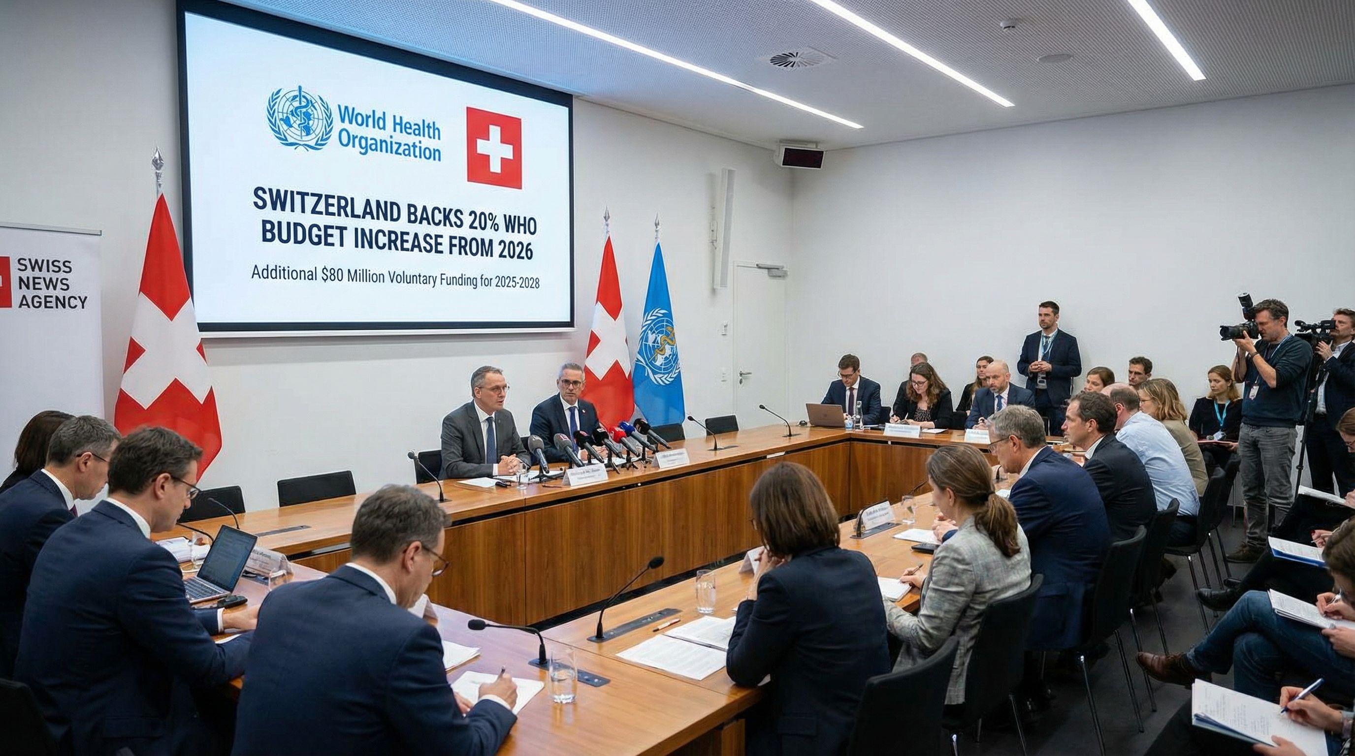 Switzerland Backs 20% WHO Budget Increase from 2026