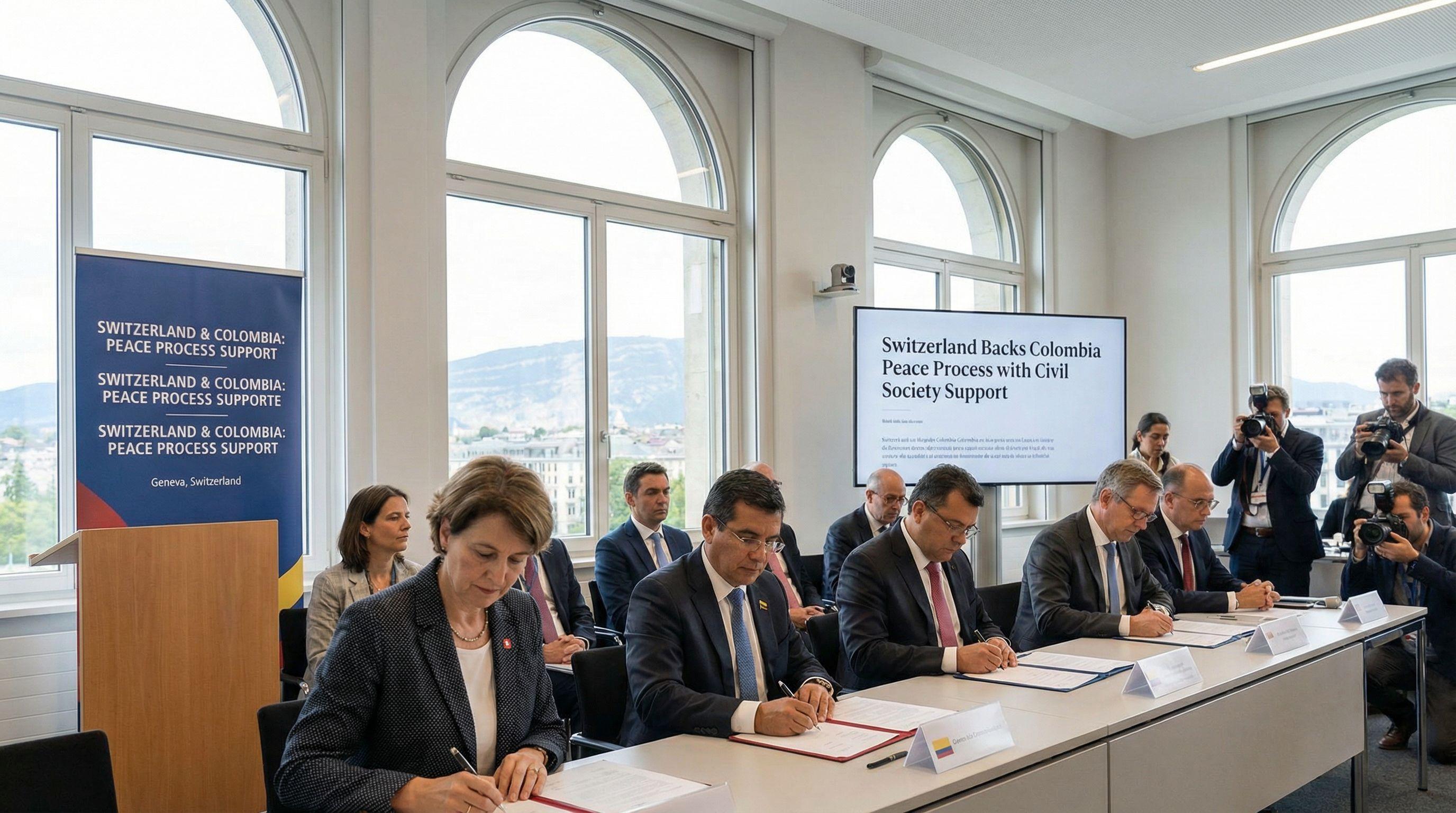 Switzerland Backs Colombia Peace Process with Civil Society Support