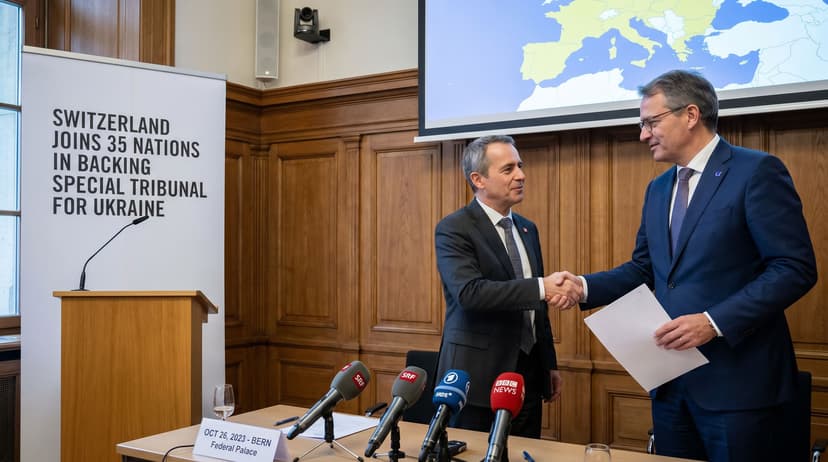 Switzerland Joins 35 Nations in Backing Special Tribunal for Ukraine