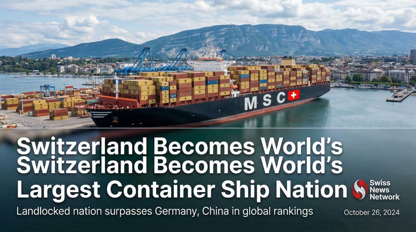 Switzerland Becomes World's Largest Container Ship Nation