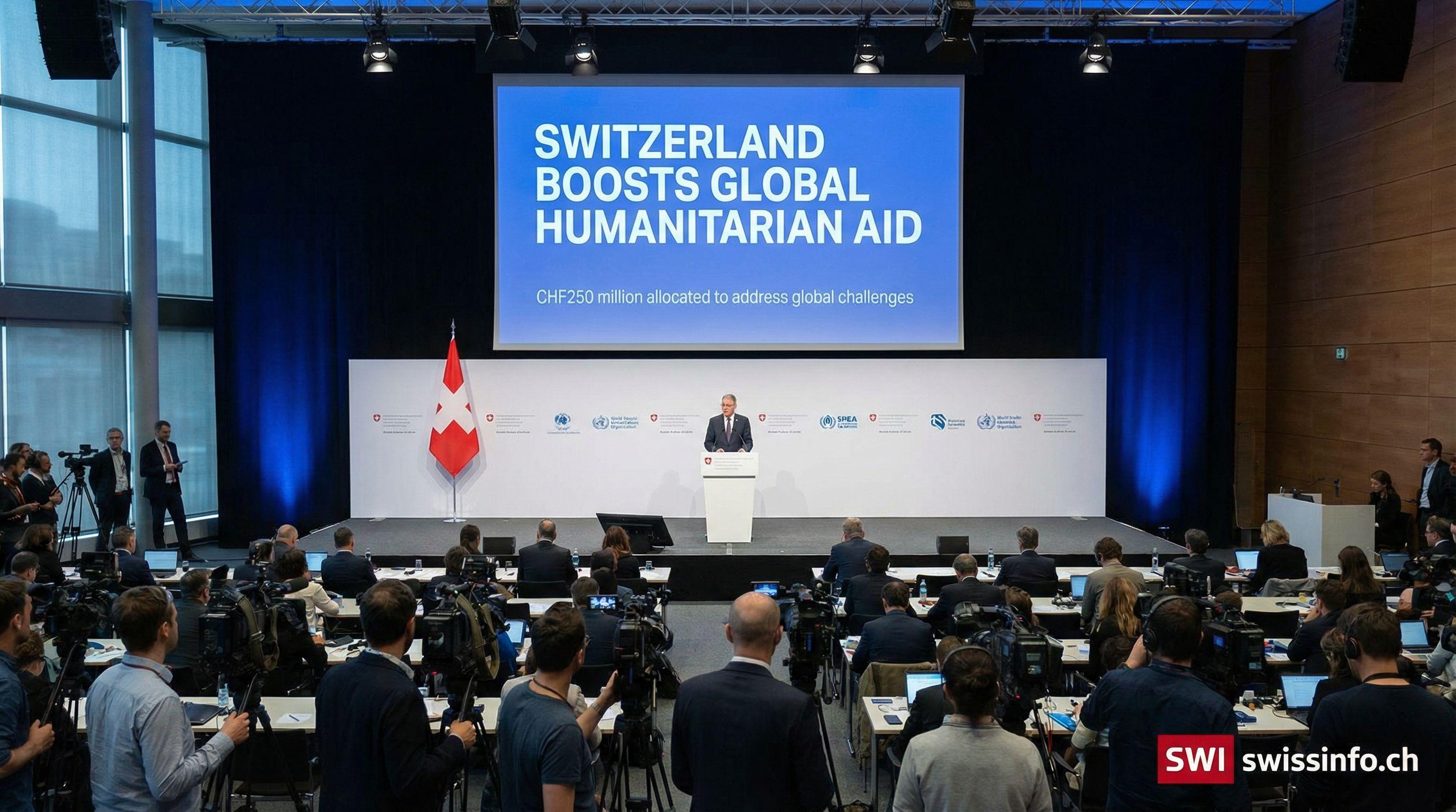 Switzerland Boosts Global Humanitarian Aid