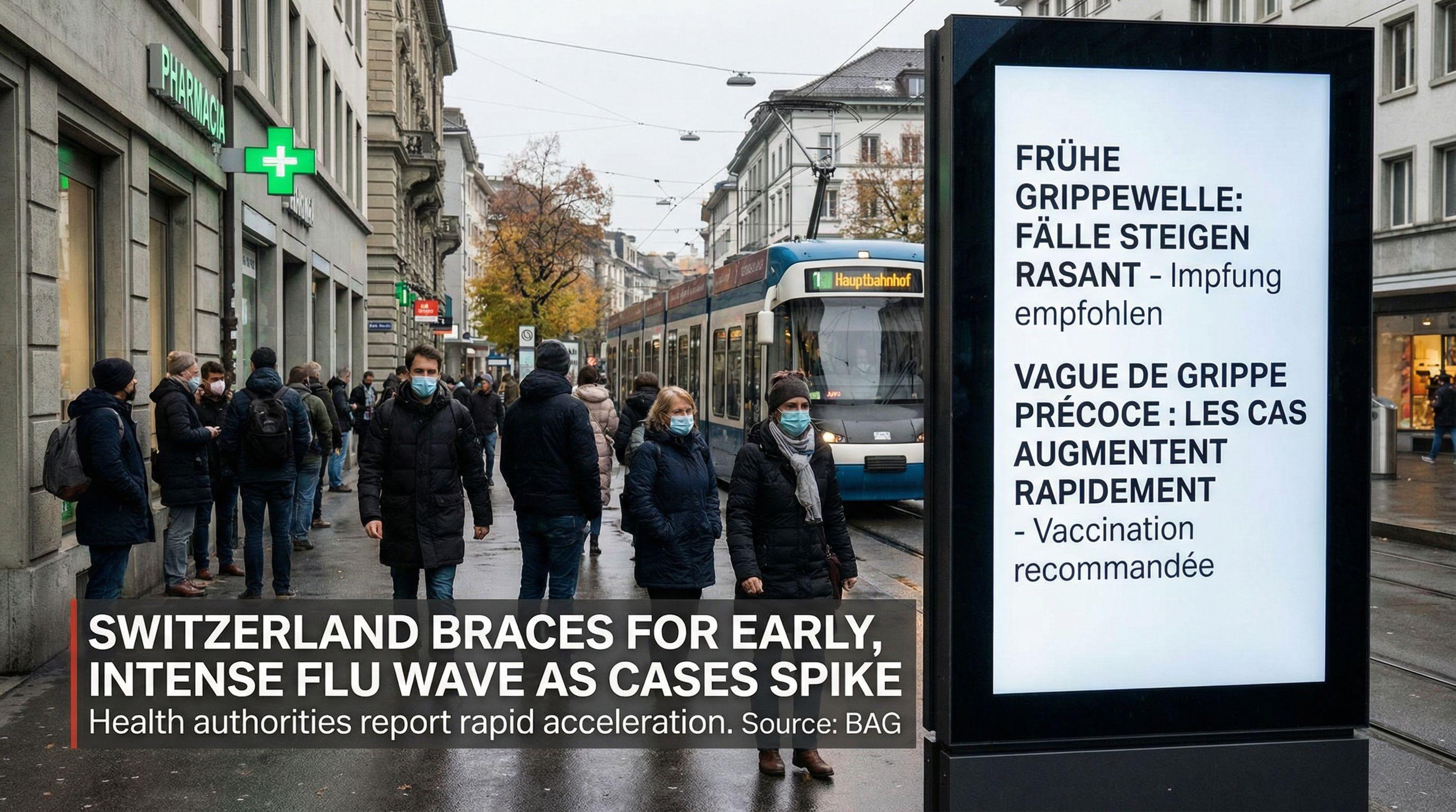 Switzerland Braces for Early, Intense Flu Wave as Cases Spike