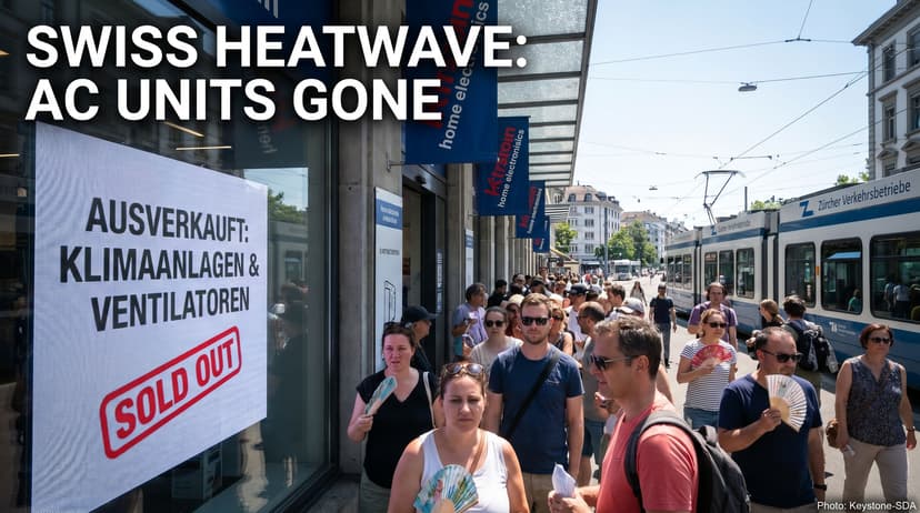 Switzerland Braces for New Heatwave as Air Conditioning Units Sell Out