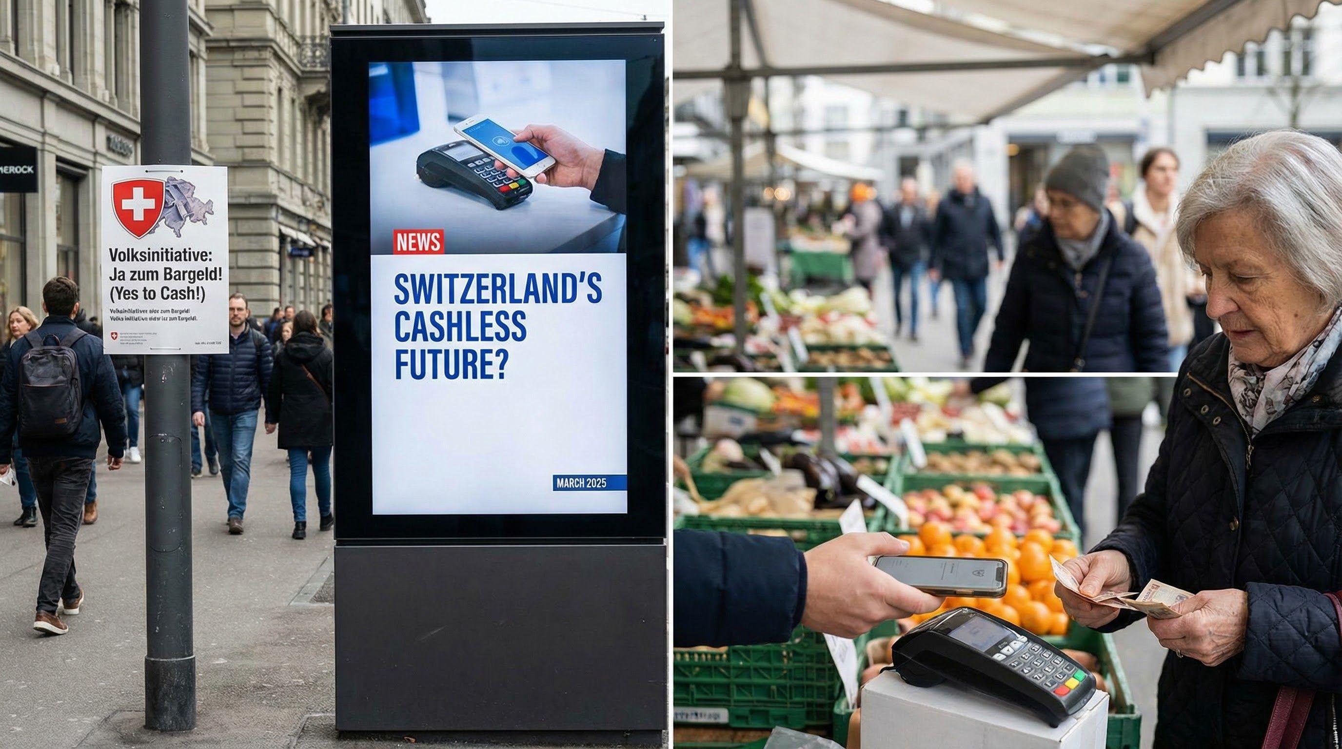 Switzerland Goes Cashless as Citizens Prepare to Vote on Protecting Paper Money