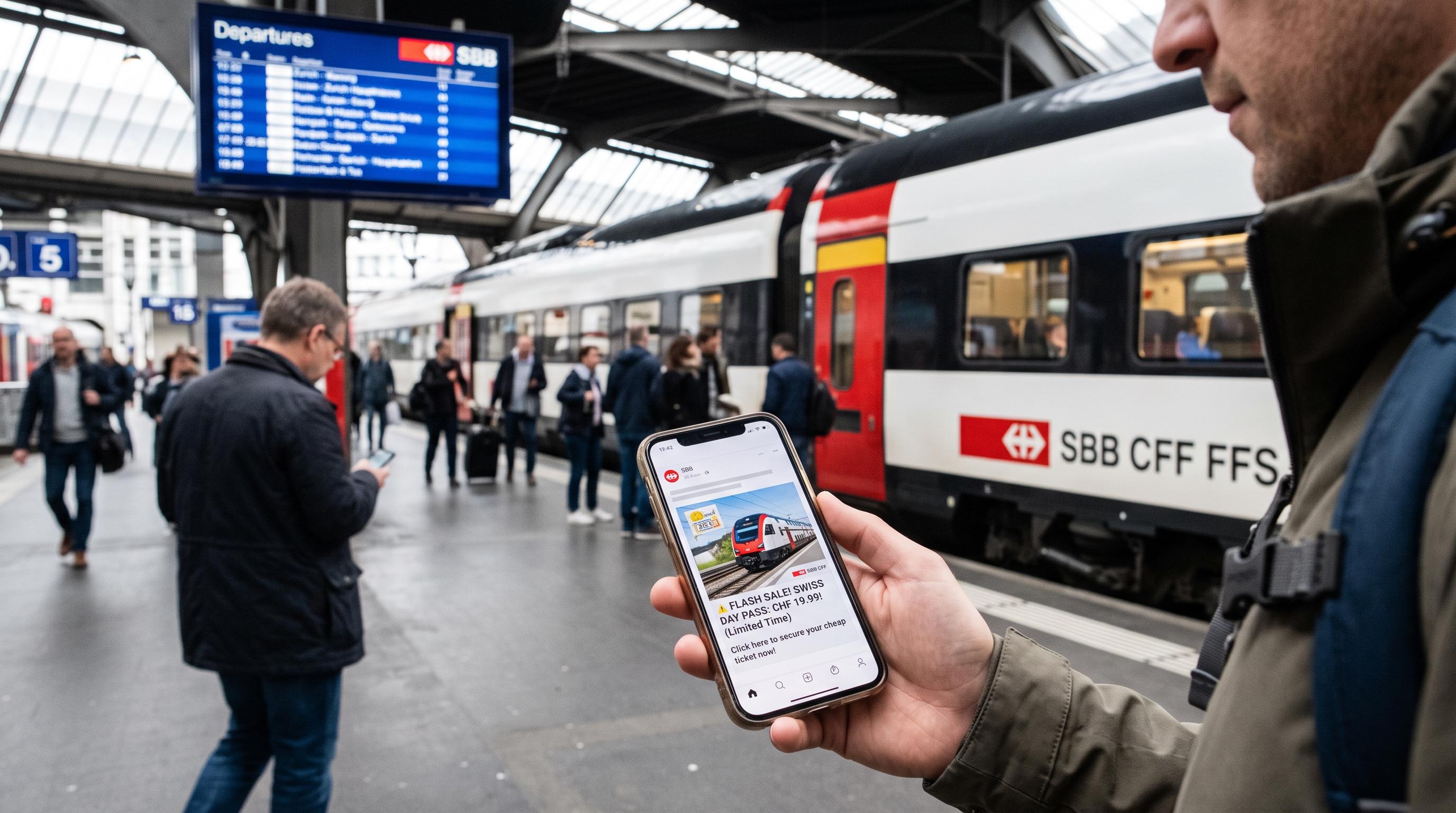 Swiss travellers warned about fake cheap train-ticket offers