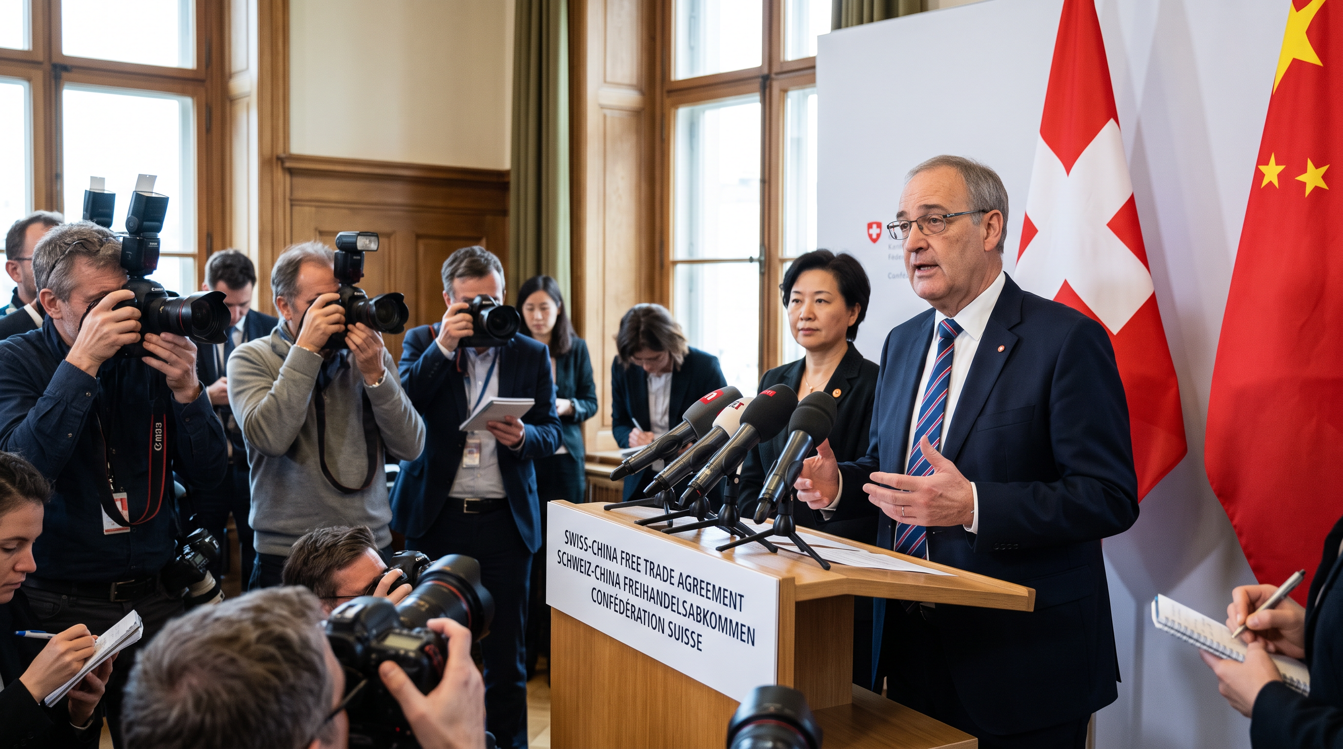 Swiss exports to China set for near-total tariff removal under new deal