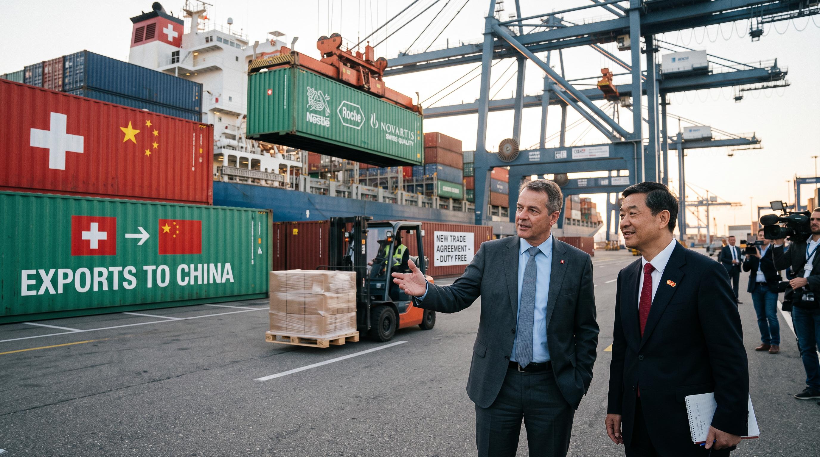Swiss exporters look to China as new trade deal nears