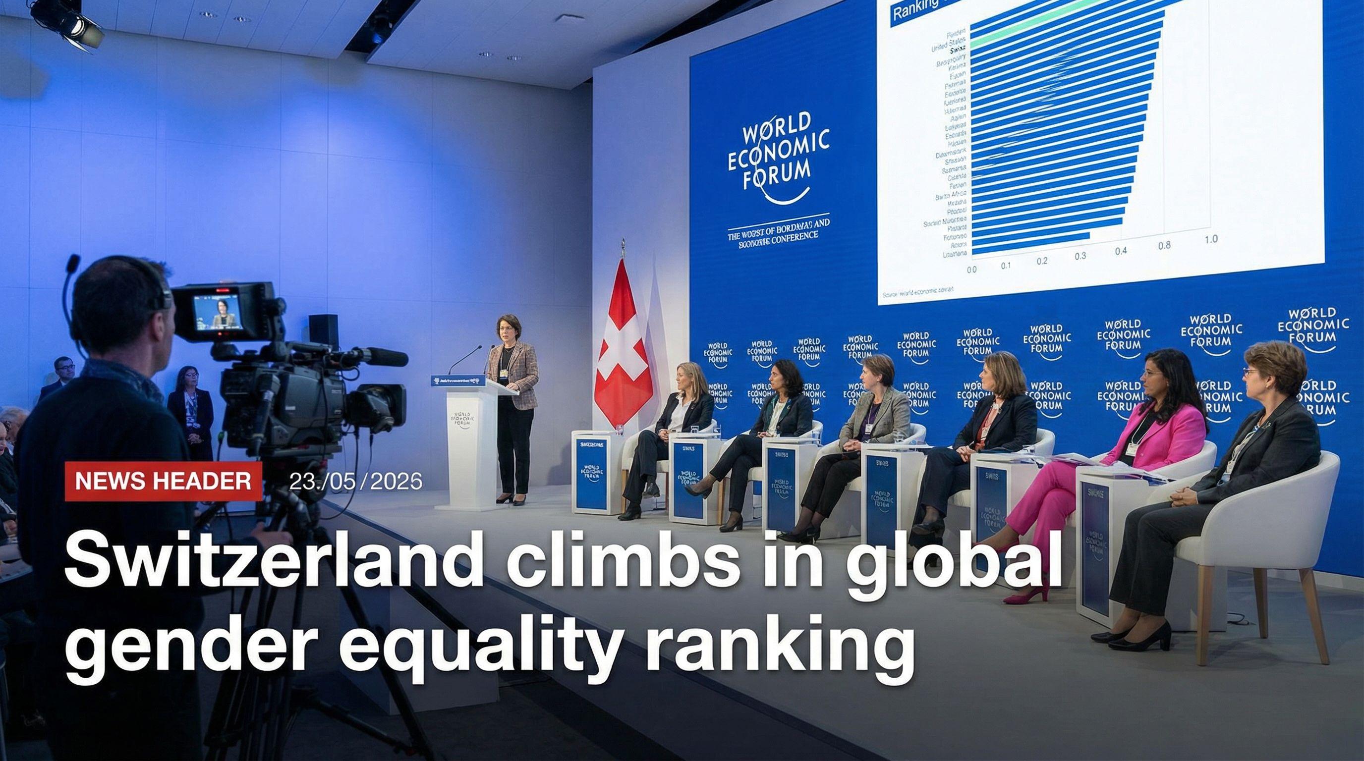 Switzerland climbs in global gender equality ranking