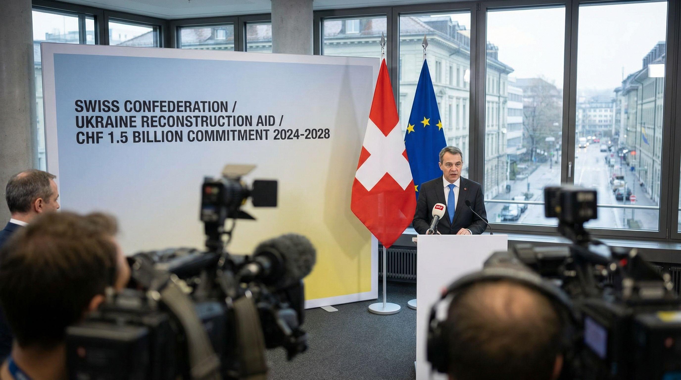 Switzerland Commits CHF1.5 Billion for Ukraine Reconstruction