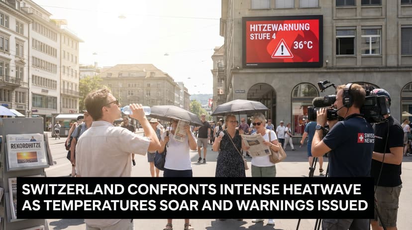 Switzerland Confronts Intense Heatwave as Temperatures Soar and Warnings Issued