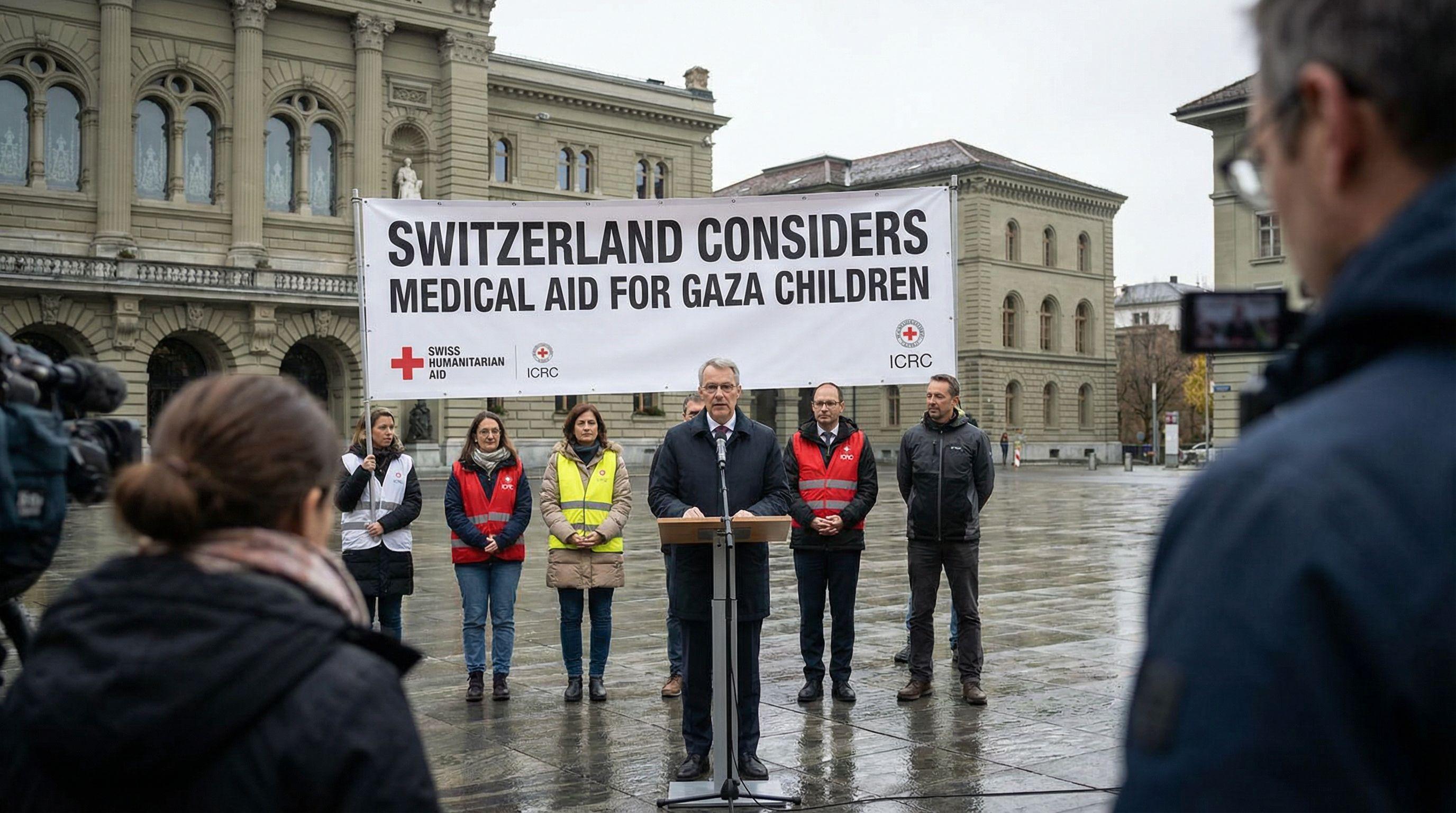 Switzerland Considers Medical Aid for Gaza Children
