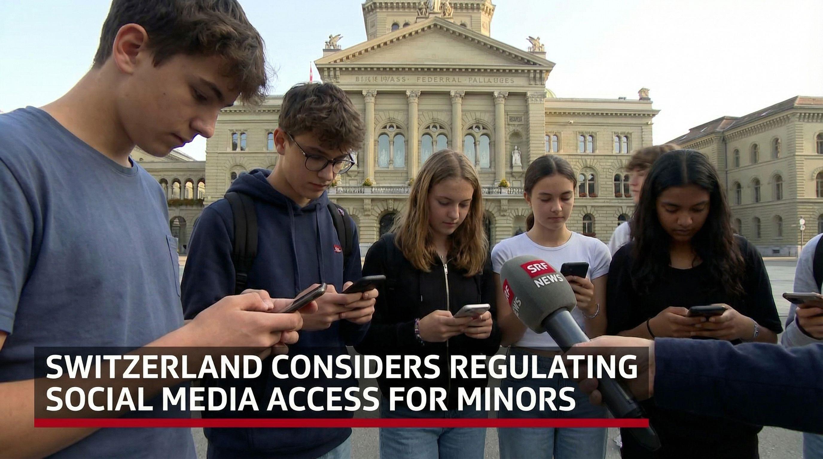 Switzerland Considers Regulating Social Media Access for Minors