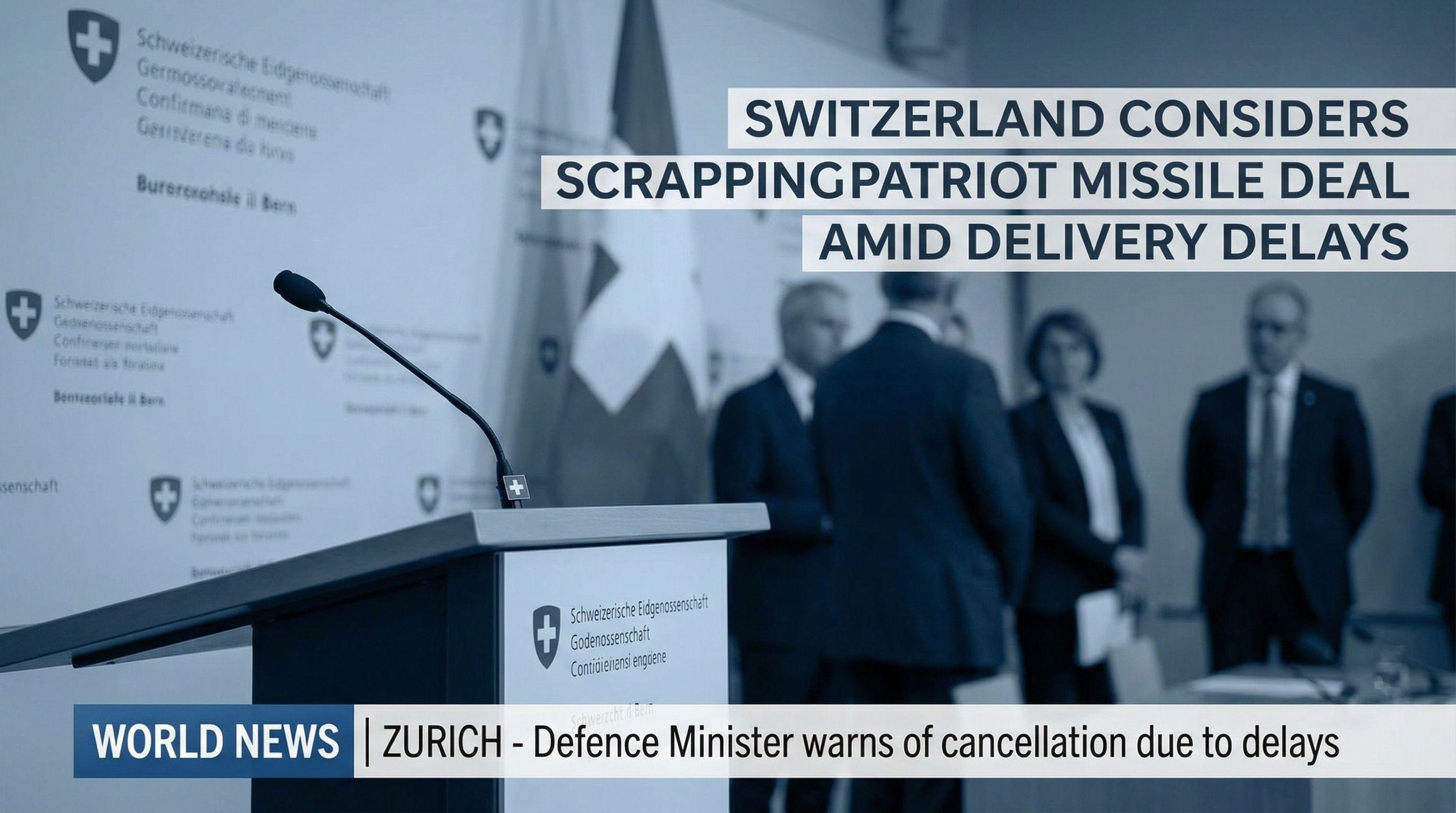 Switzerland Considers Scrapping Patriot Missile Deal Amid Delivery Delays