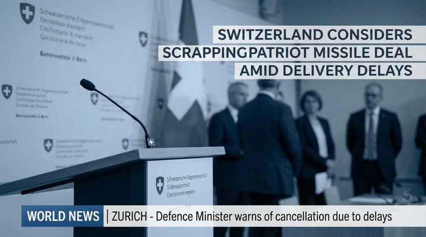 Switzerland Considers Scrapping Patriot Missile Deal Amid Delivery Delays
