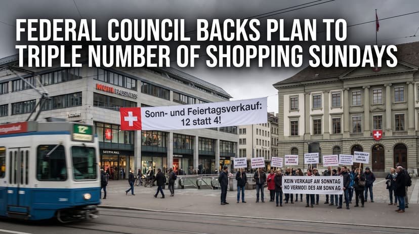 Federal Council Backs Plan to Triple Number of Shopping Sundays