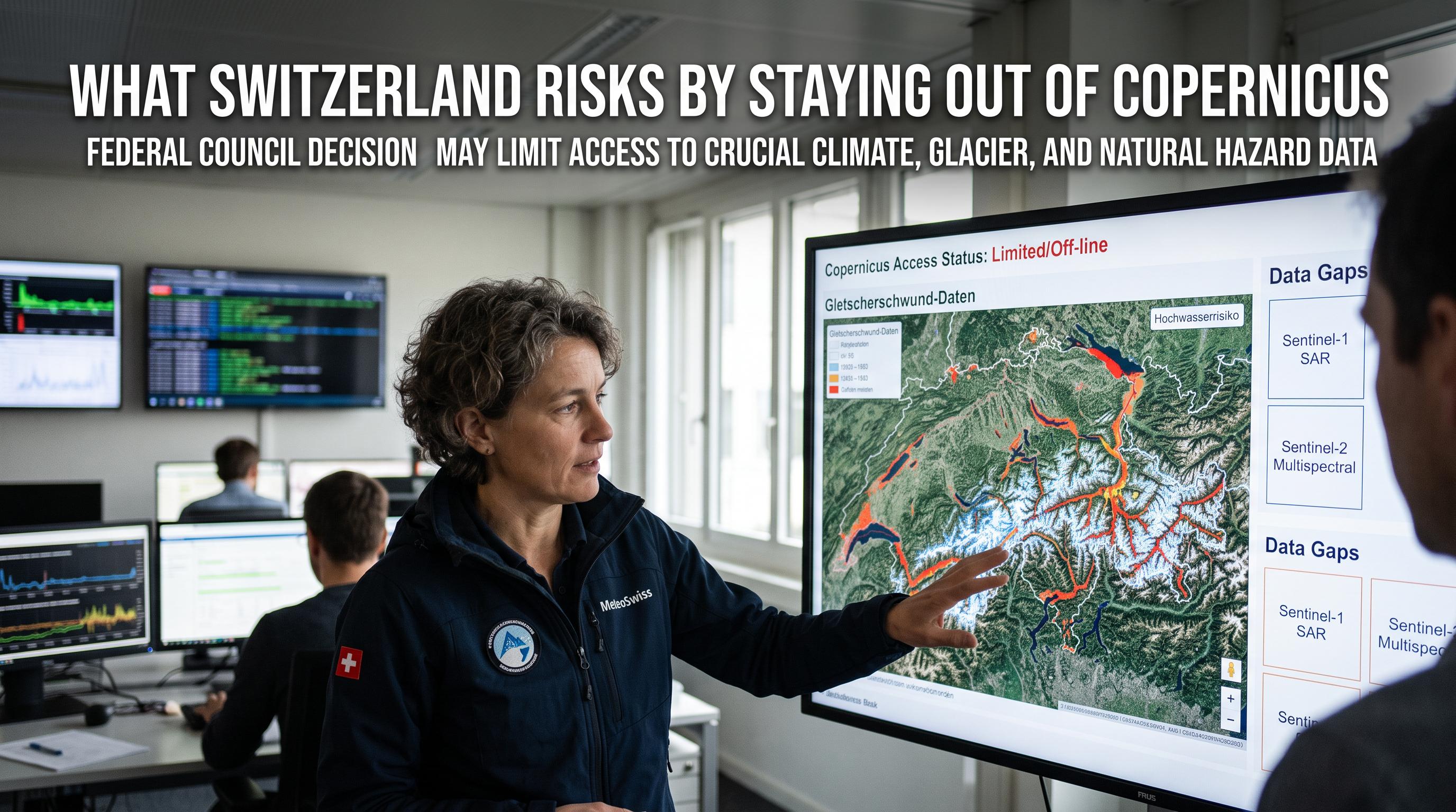 What Switzerland risks by staying out of Copernicus