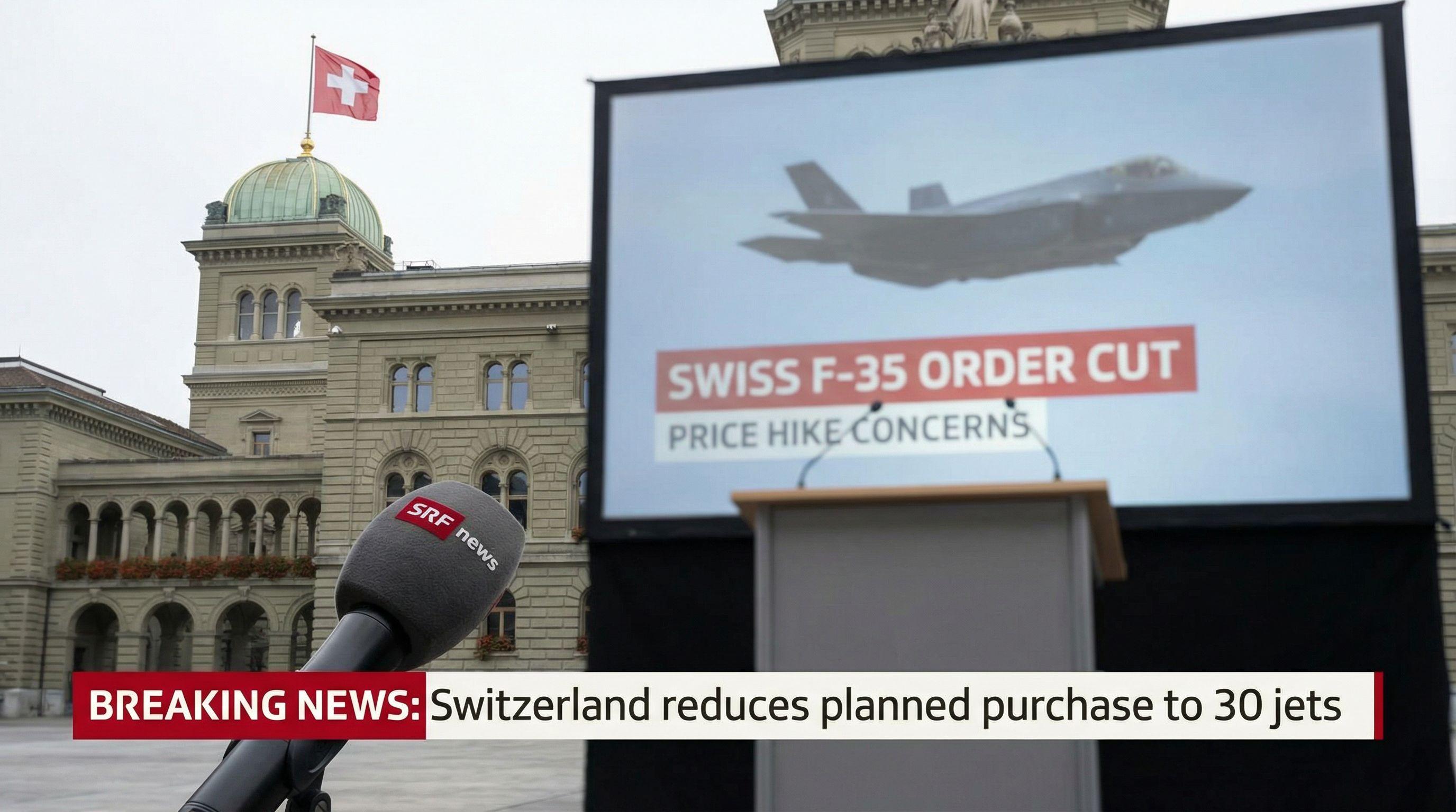 Switzerland to Cut F-35 Fighter Jet Order Due to Price Hike