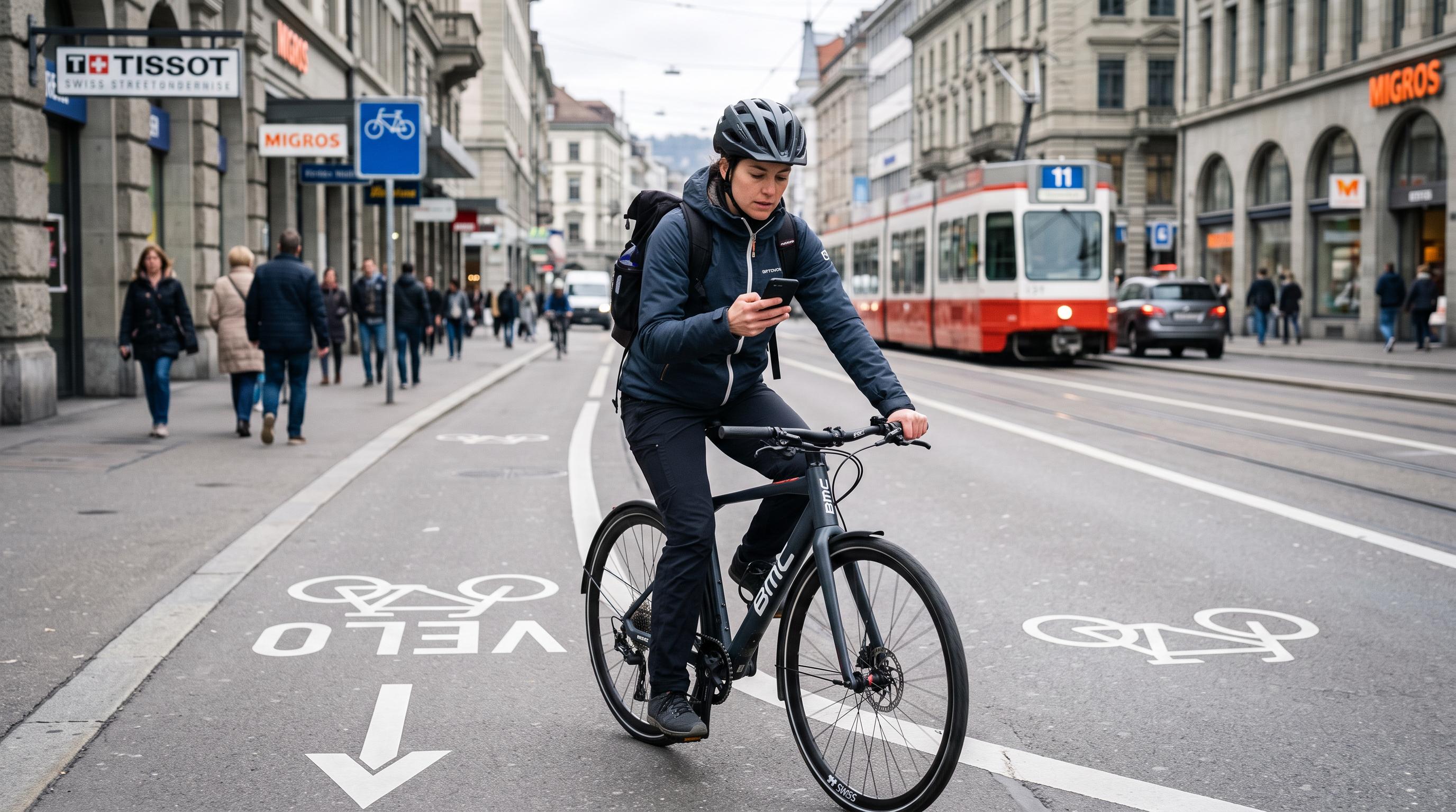 Switzerland plans tougher fines for cyclists using phones