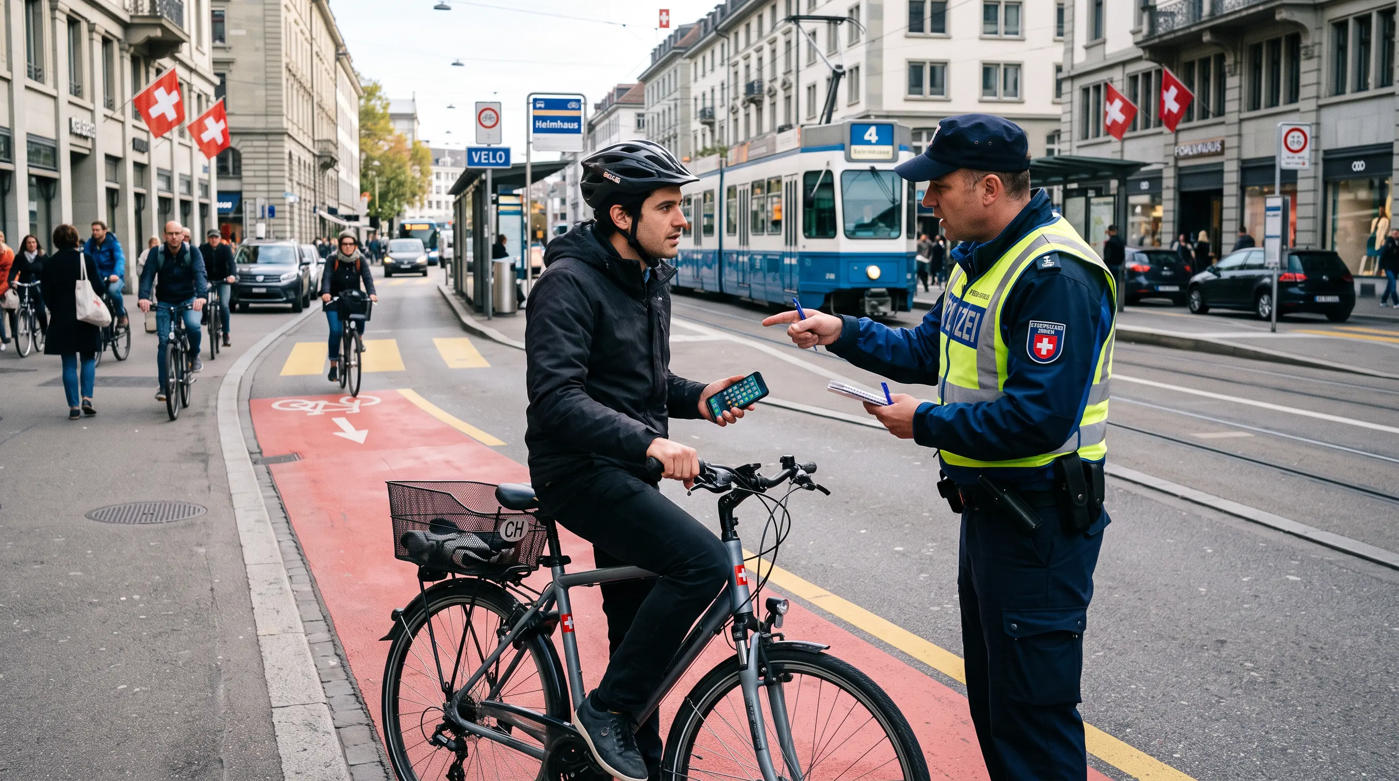 Switzerland plans higher fines for cyclists using phones