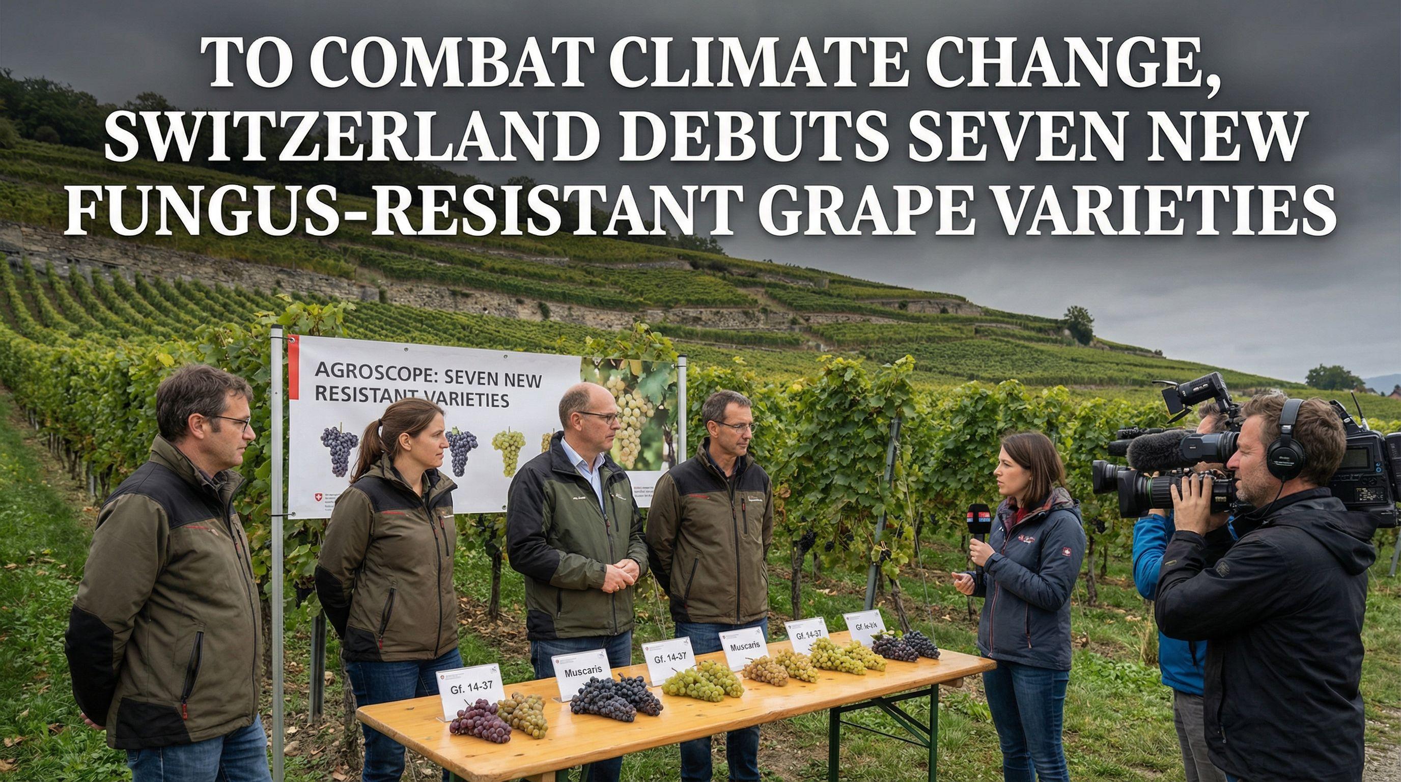 To Combat Climate Change, Switzerland Debuts Seven New Fungus-Resistant Grape Varieties