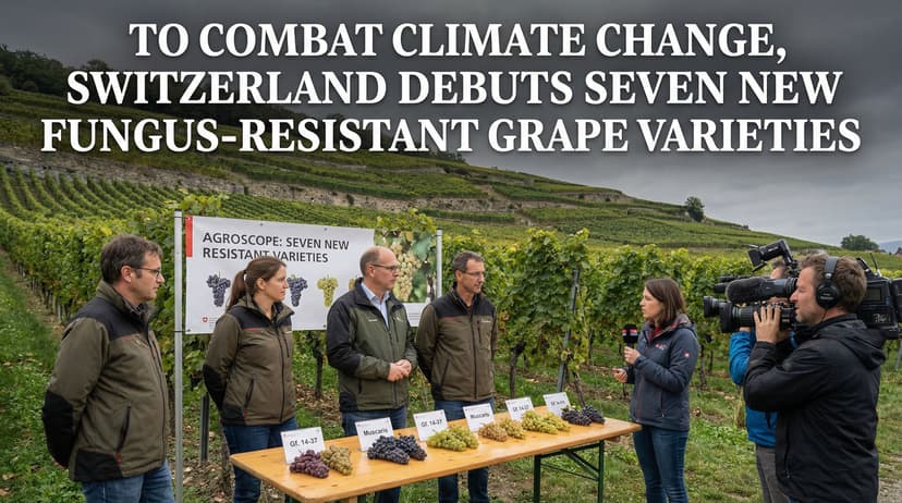 To Combat Climate Change, Switzerland Debuts Seven New Fungus-Resistant Grape Varieties
