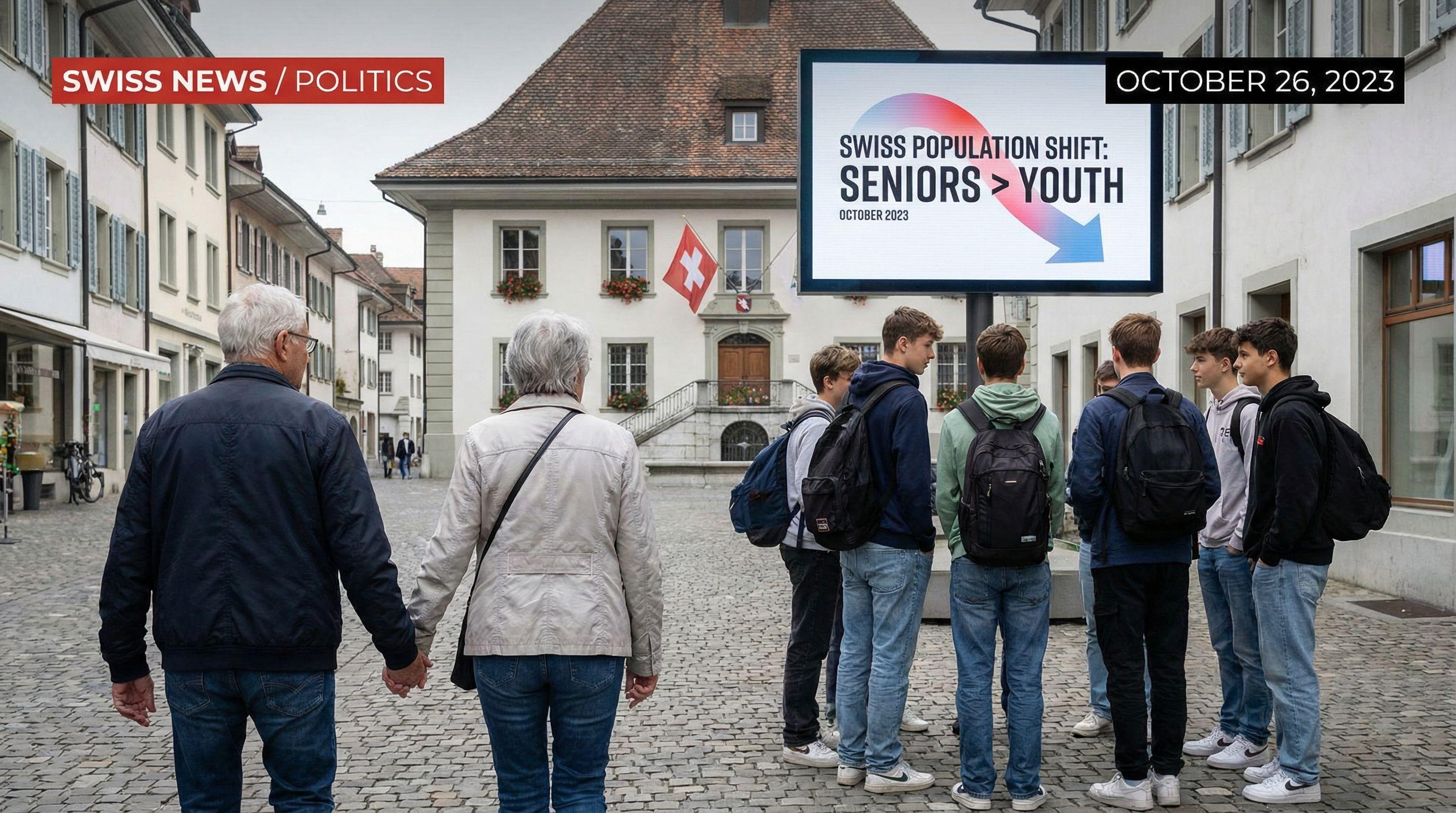 Switzerland Reaches Demographic Turning Point as Seniors Outnumber Youth