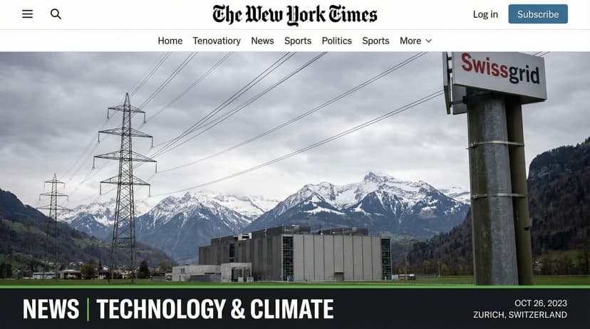 Switzerland's Digital Boom: Can the Power Grid and Climate Goals Keep Up?
