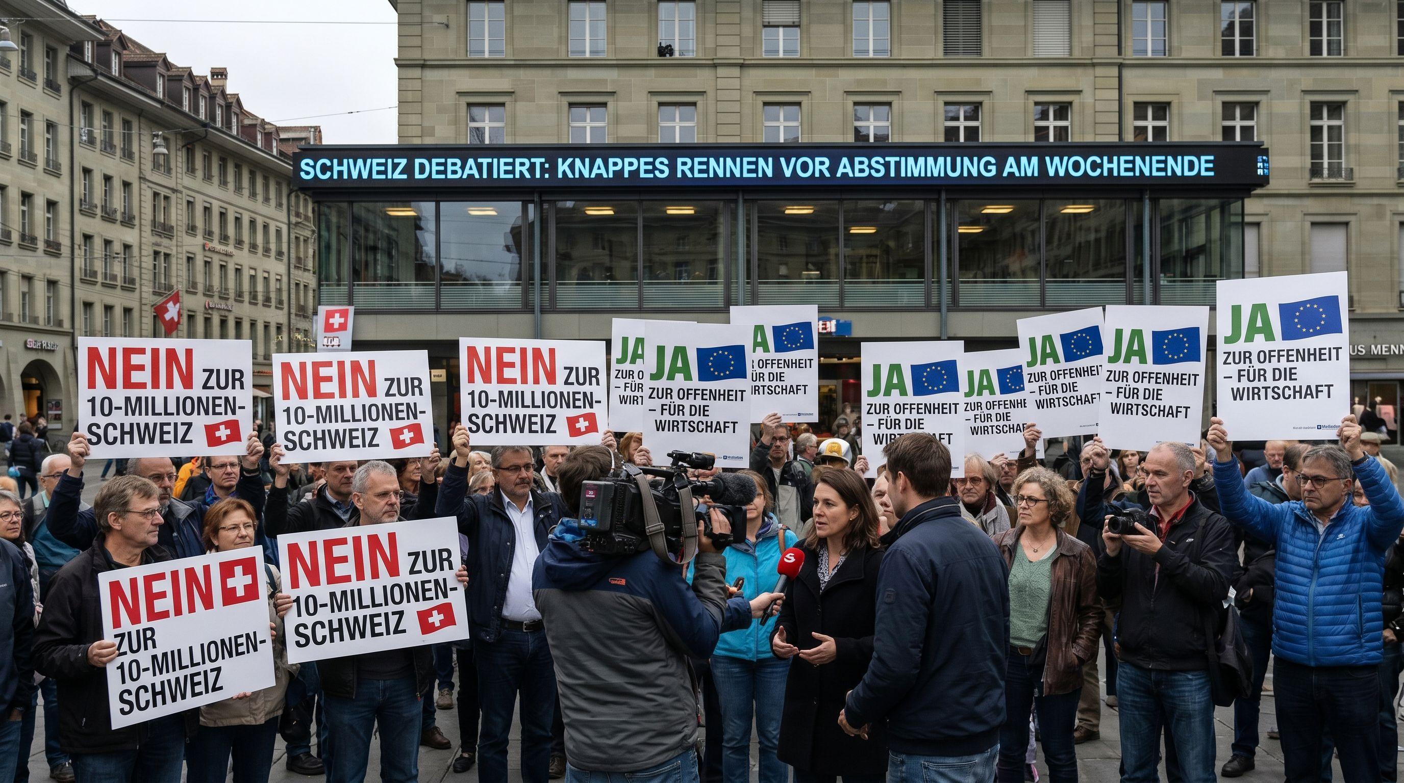Switzerland Divided Over 'No to 10 Million' Vote as Polls Show Tight Race