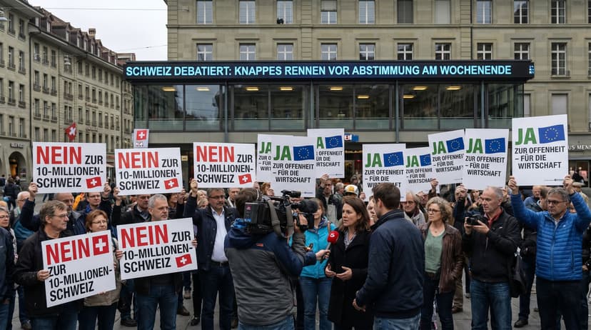 Switzerland Divided Over 'No to 10 Million' Vote as Polls Show Tight Race