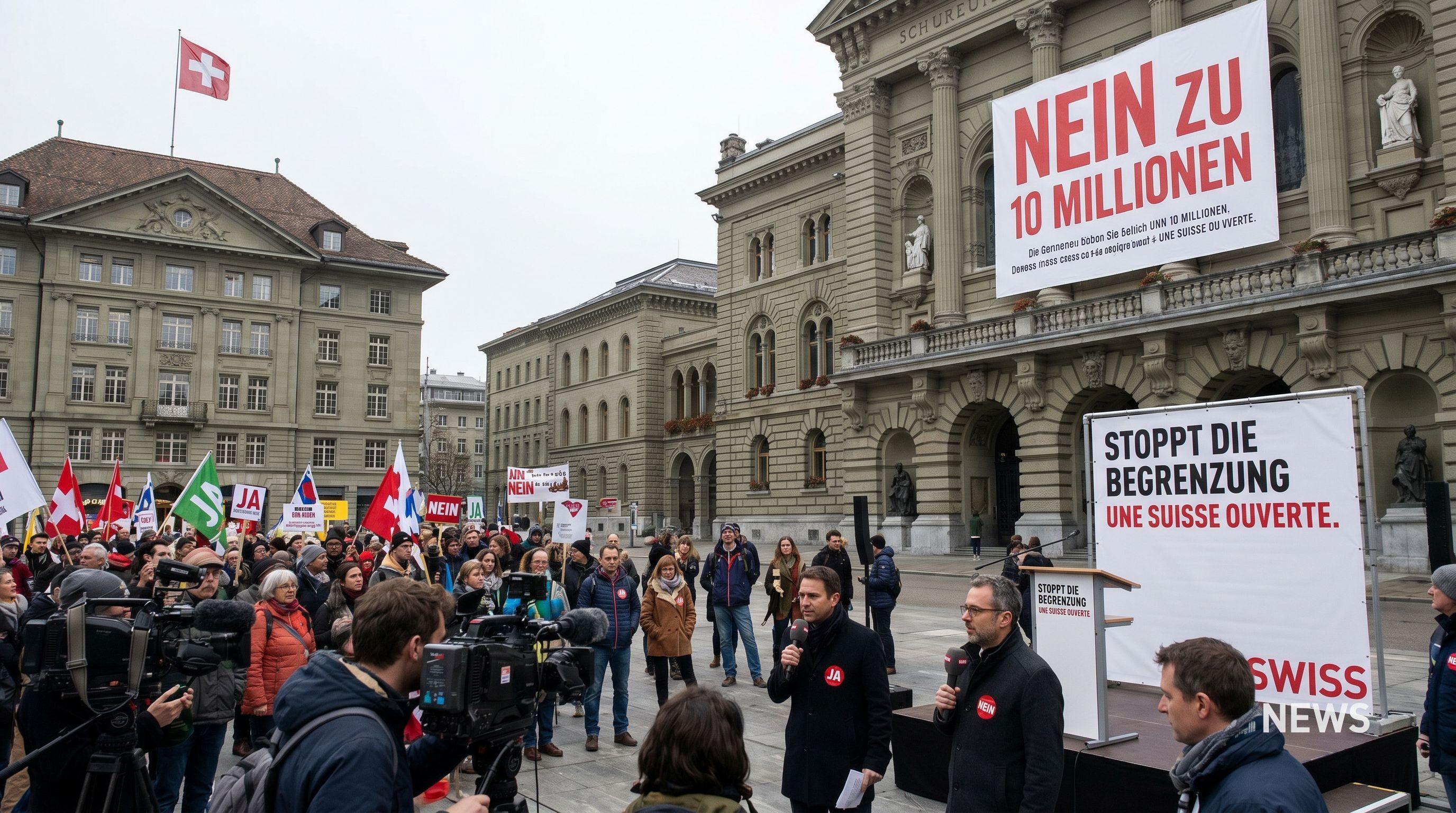 'No to 10 Million': Switzerland Divided Ahead of Contentious Immigration Vote