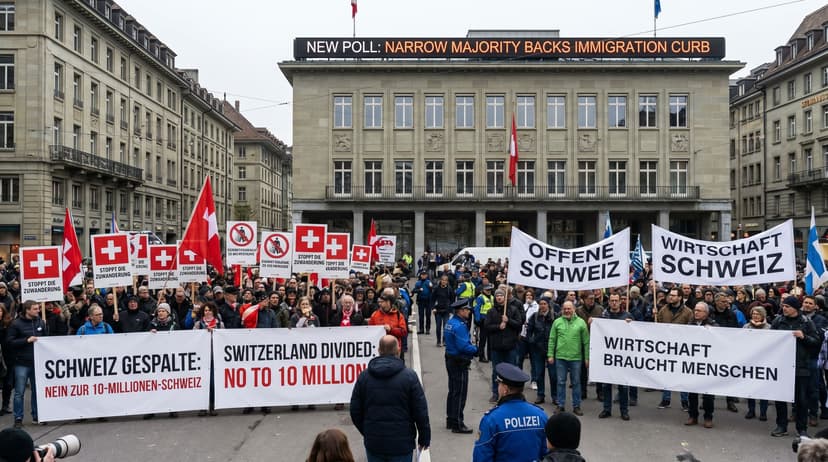 Switzerland Divided Over 'No to 10 Million' Immigration Initiative as Vote Looms