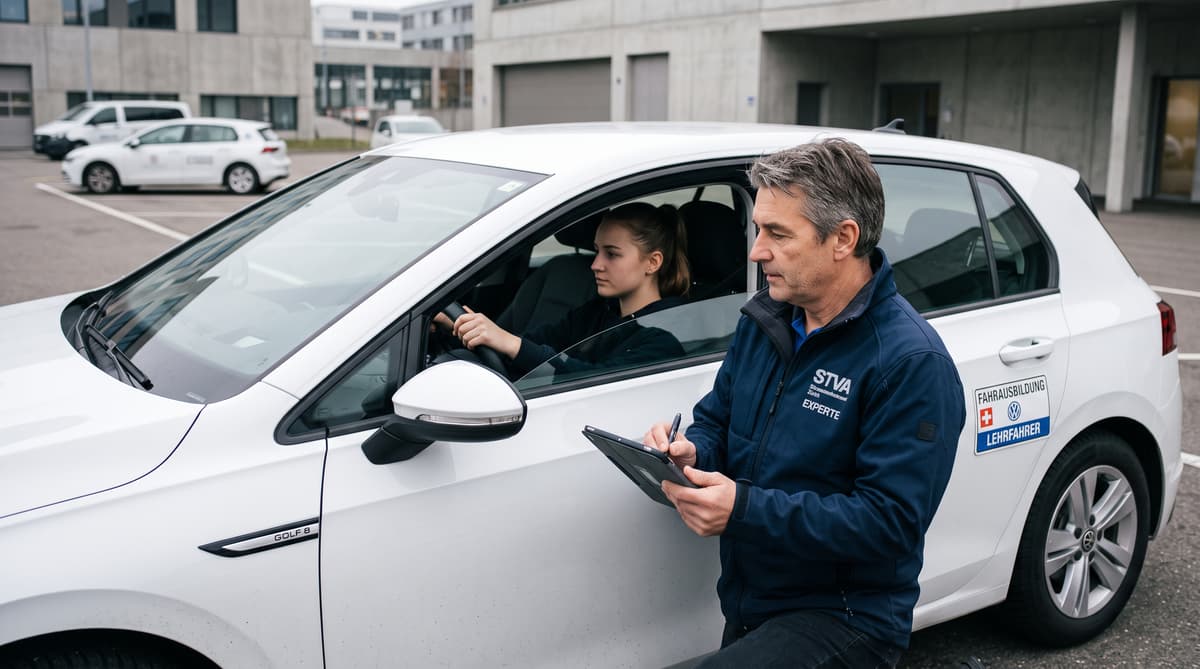 What changes to Swiss driving tests begin in 2027?